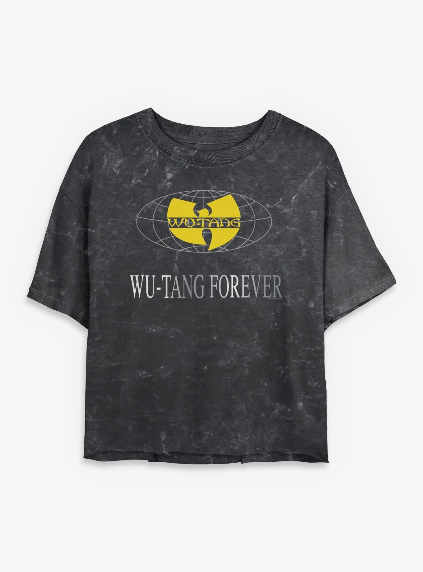 Wu-Tang Clan Wu-Tang Forever Girls Mineral Wash Crop T-Shirt, , hi-res