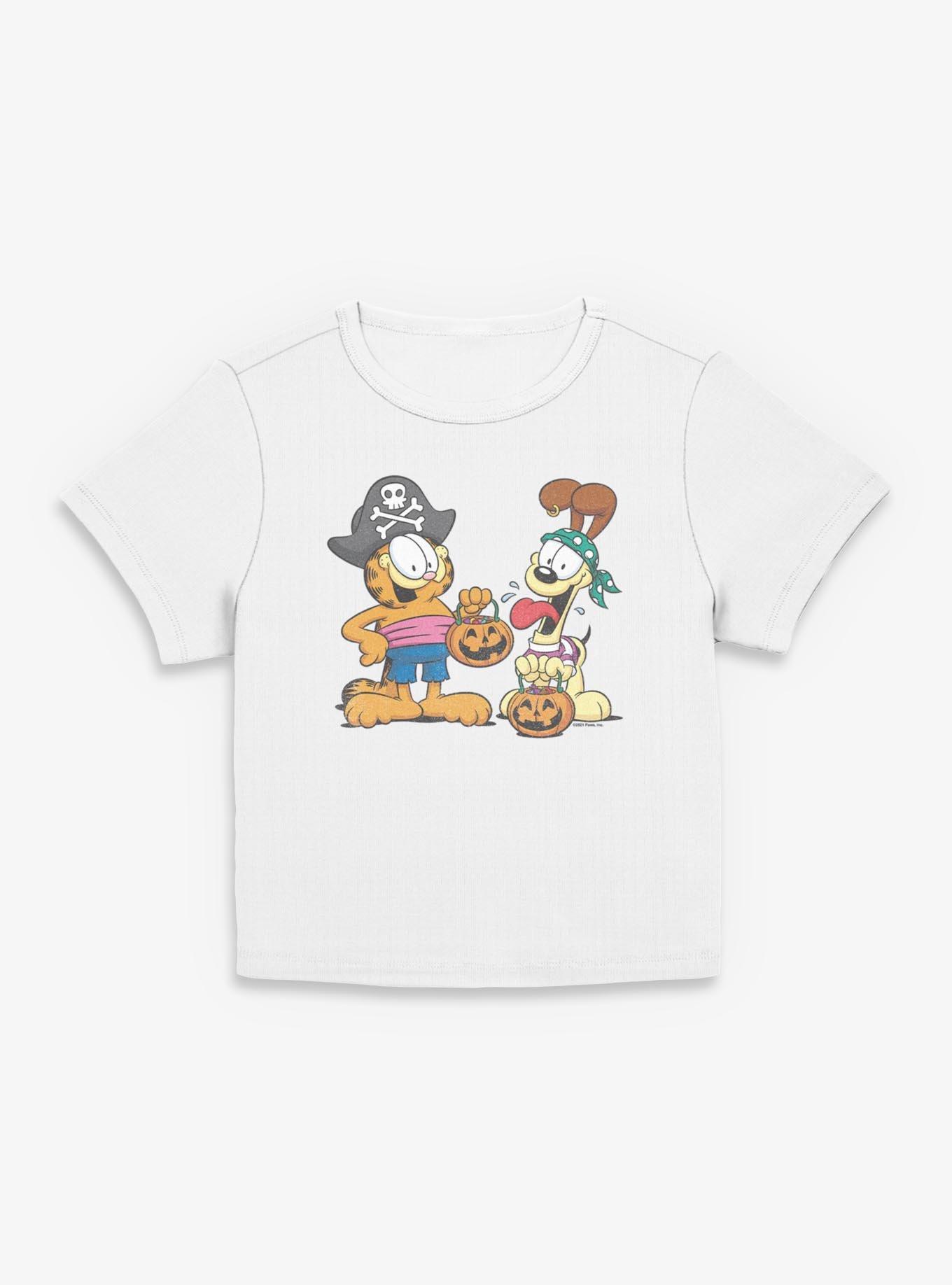 Garfield Pirate Buds Garfield and Odie Women Baby T-Shirt, EGRET, hi-res