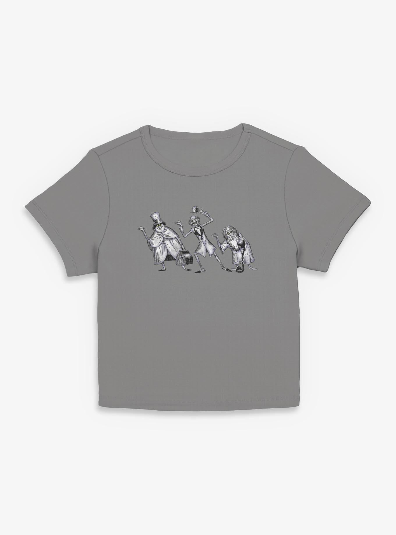 Disney Haunted Mansion Hitchhiking Ghosts Women Baby T-Shirt, CHARCOAL, hi-res
