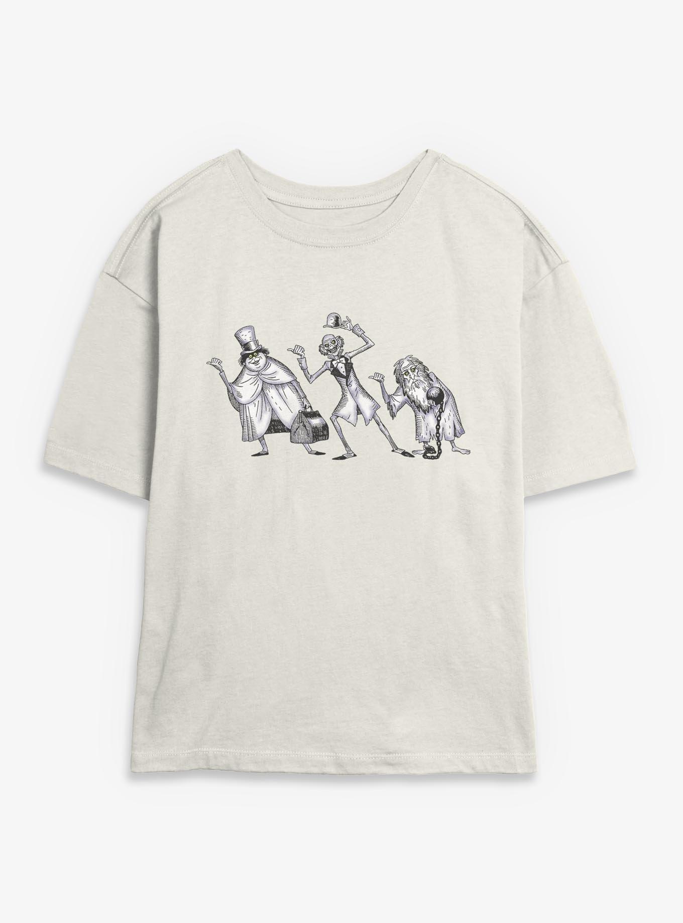 Disney Haunted Mansion Hitchhiking Ghosts Womens Skimmer T-Shirt, , hi-res