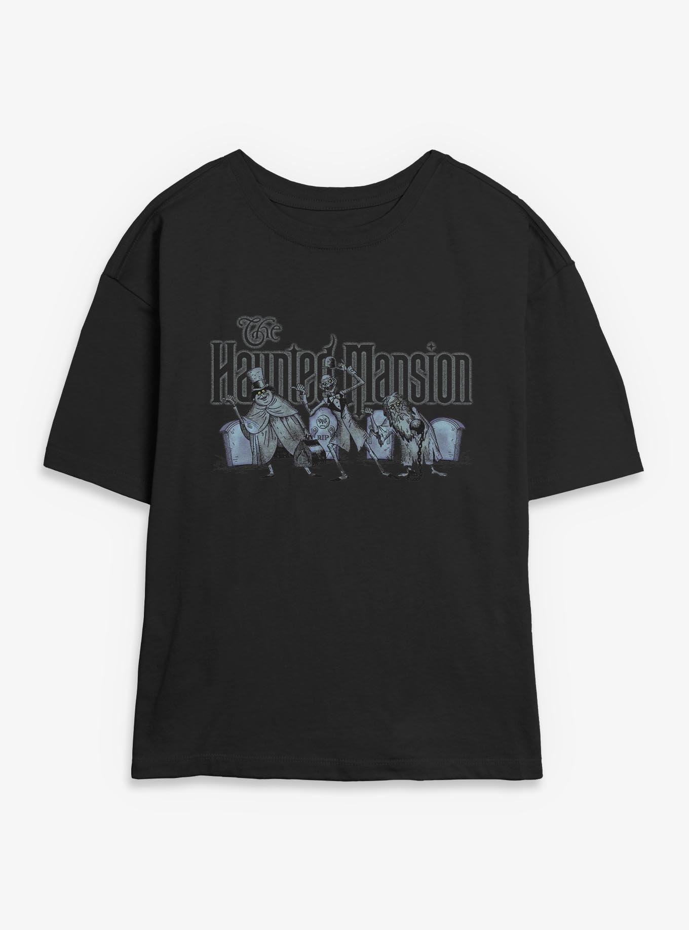 Disney Haunted Mansion Hitchhiking Ghosts Together Womens Skimmer T-Shirt, , hi-res