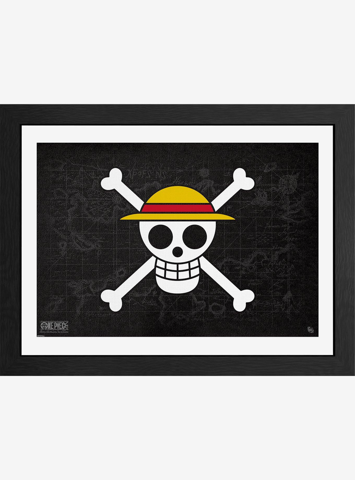 One Piece Skull Framed Print, , hi-res