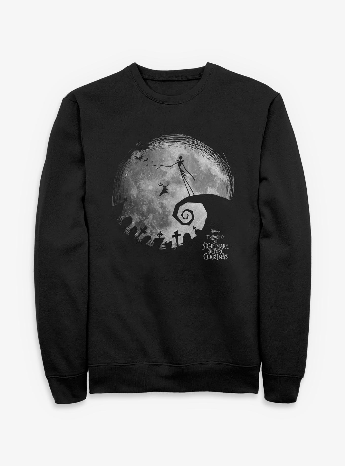 The Nightmare Before Christmas Moon Shadow Sweatshirt, , hi-res
