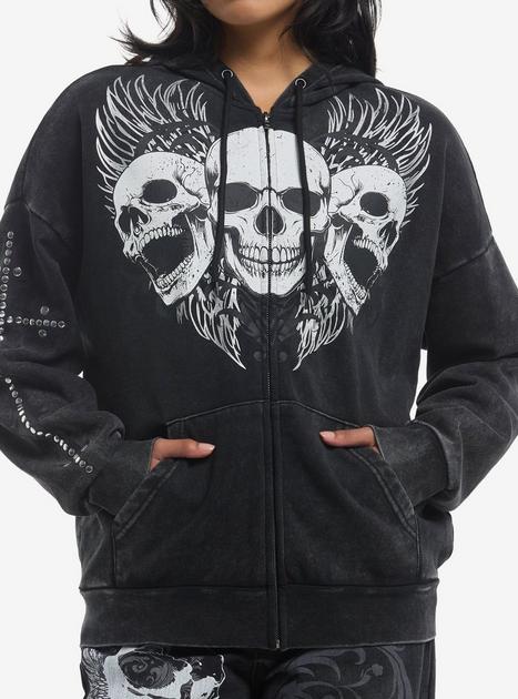 L.G.B. フード付きレディースパーカー　骸骨　スカルSKULLS ブラック 楽天市場】BONEパーカー ドクロ パーカー 骨 骸骨 スカル BABYMETAL