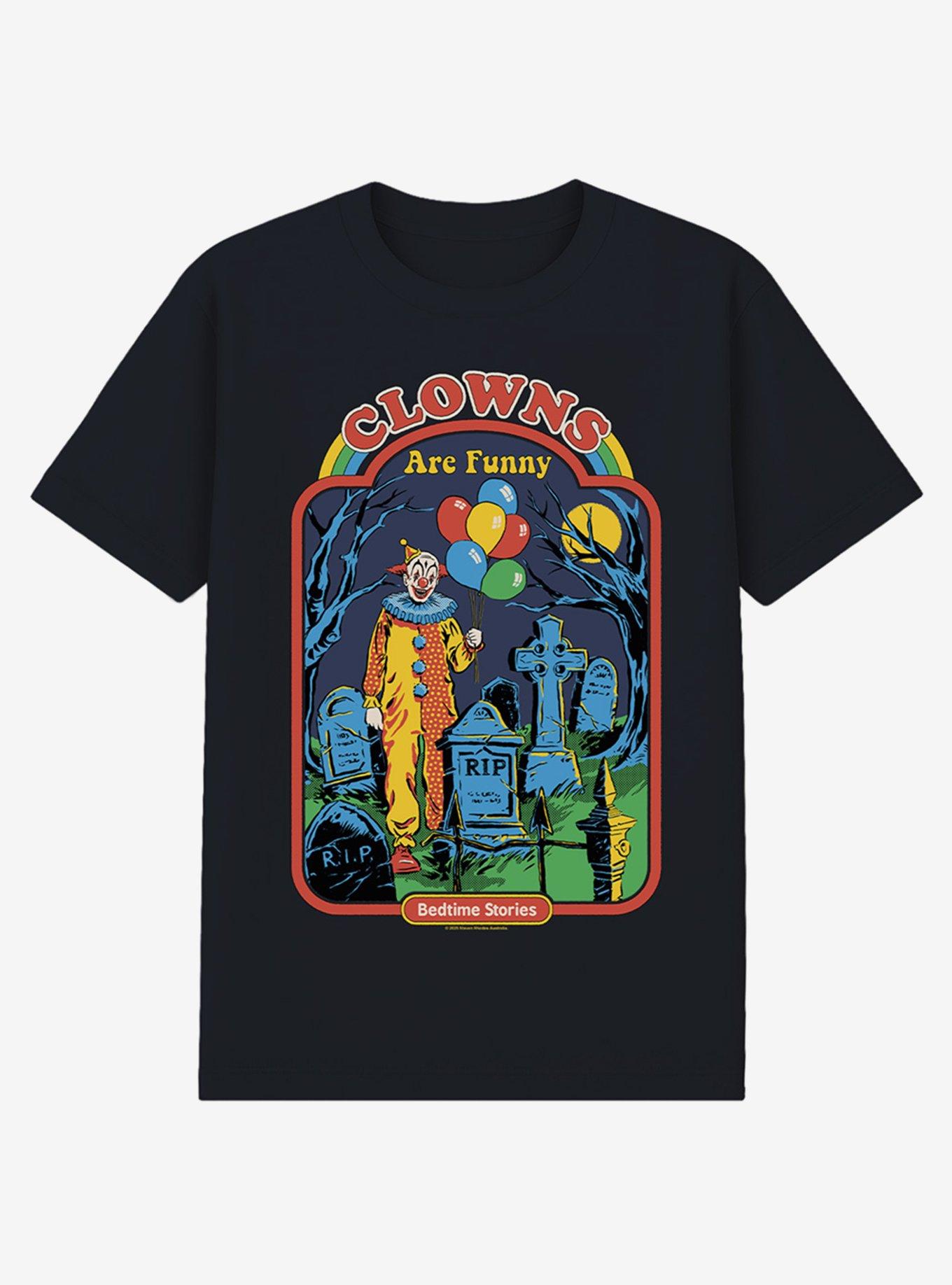 Steven Rhodes Clowns are Funny T-Shirt, , hi-res