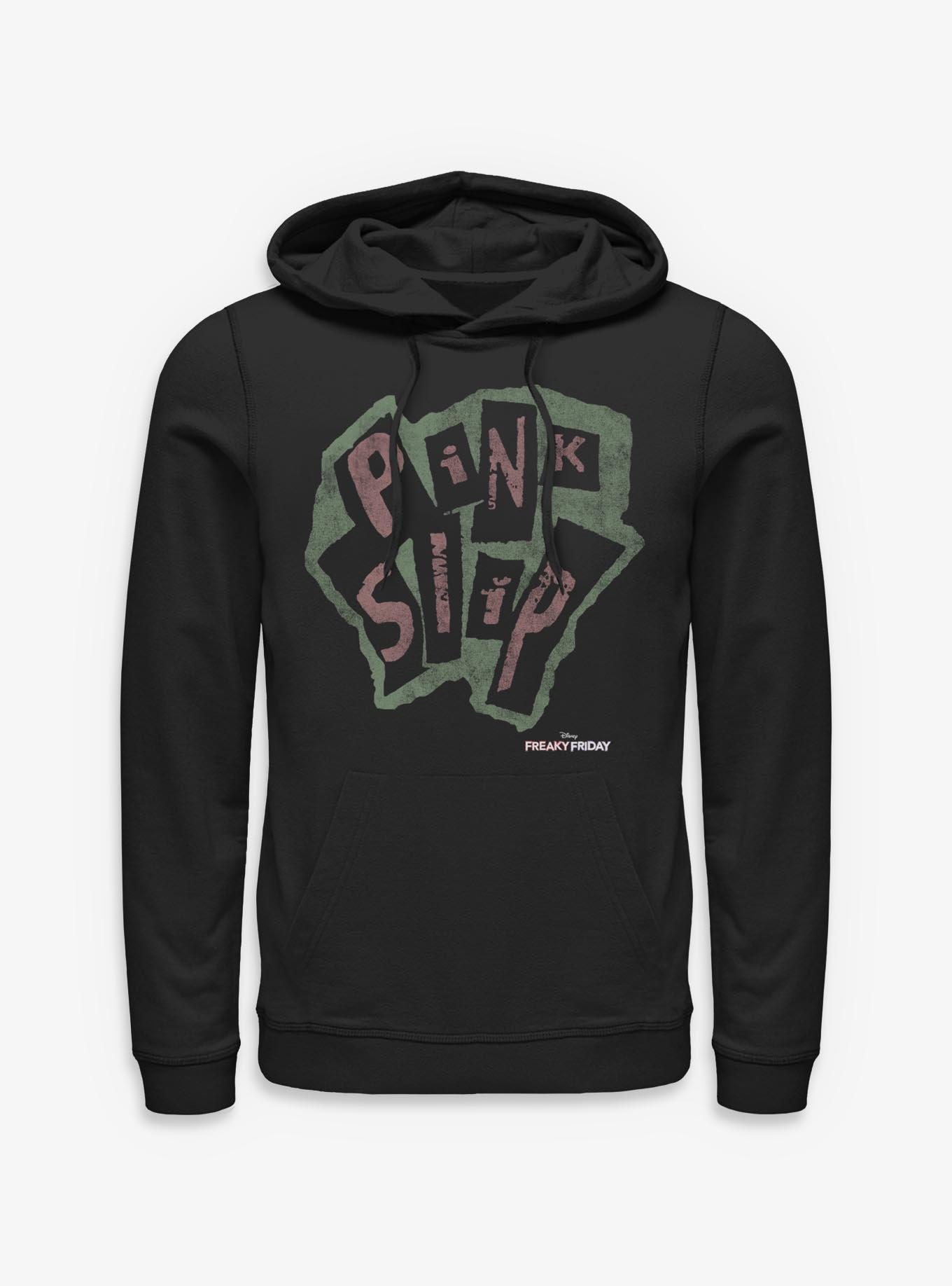 Disney Freaky Friday Pink Slip Logo Hoodie, , hi-res