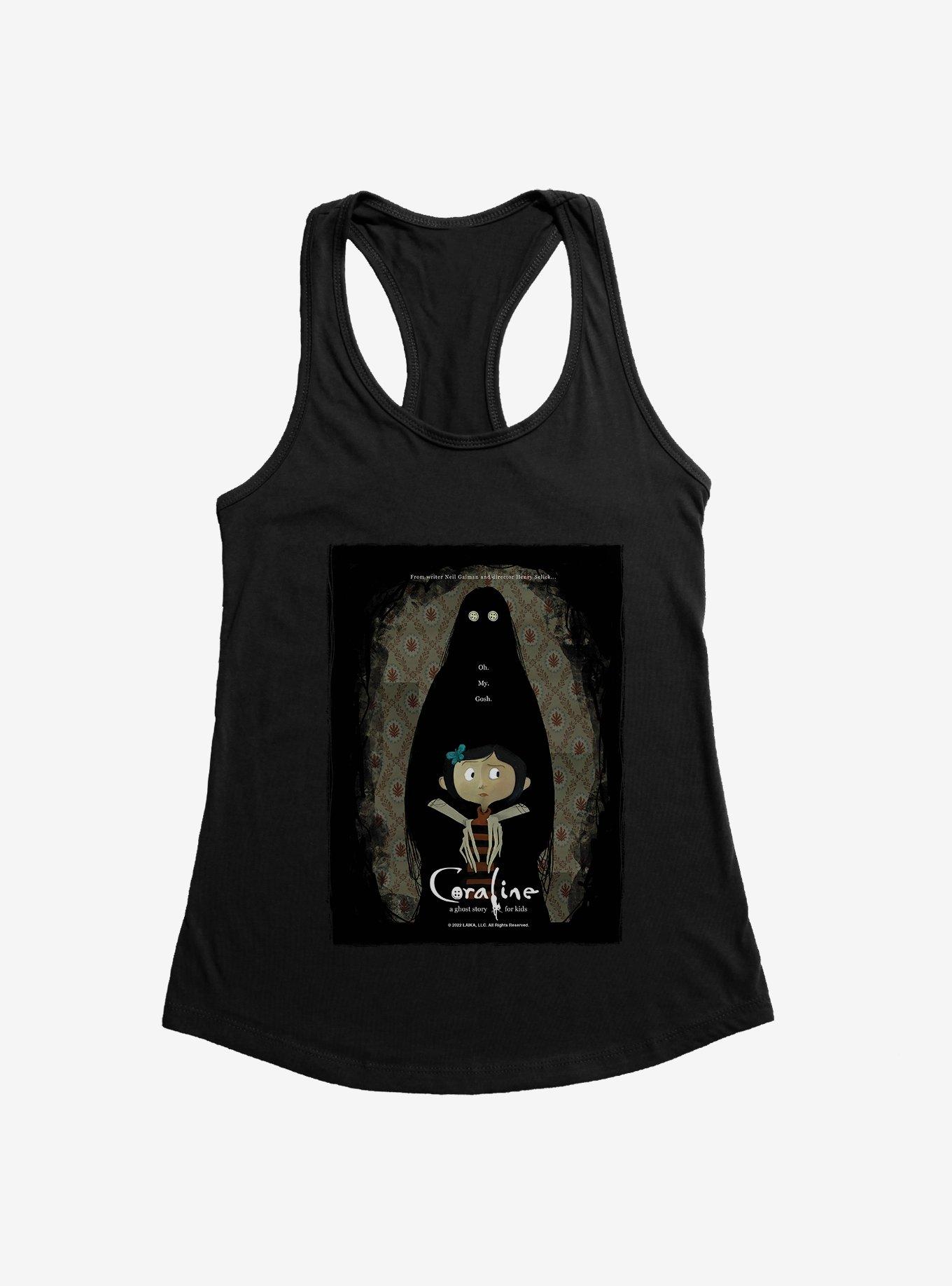 Coraline A Ghost Story For Kids Poster Womens Tank Top, , hi-res
