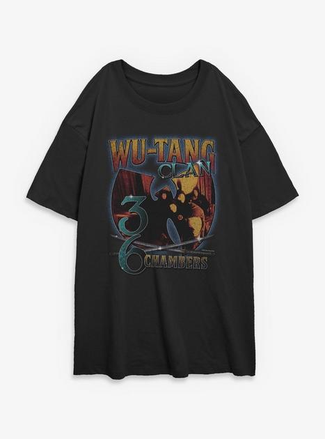 Wu-Tang Clan 36 Chambers Womens Oversized T-Shirt - BLACK | BoxLunch