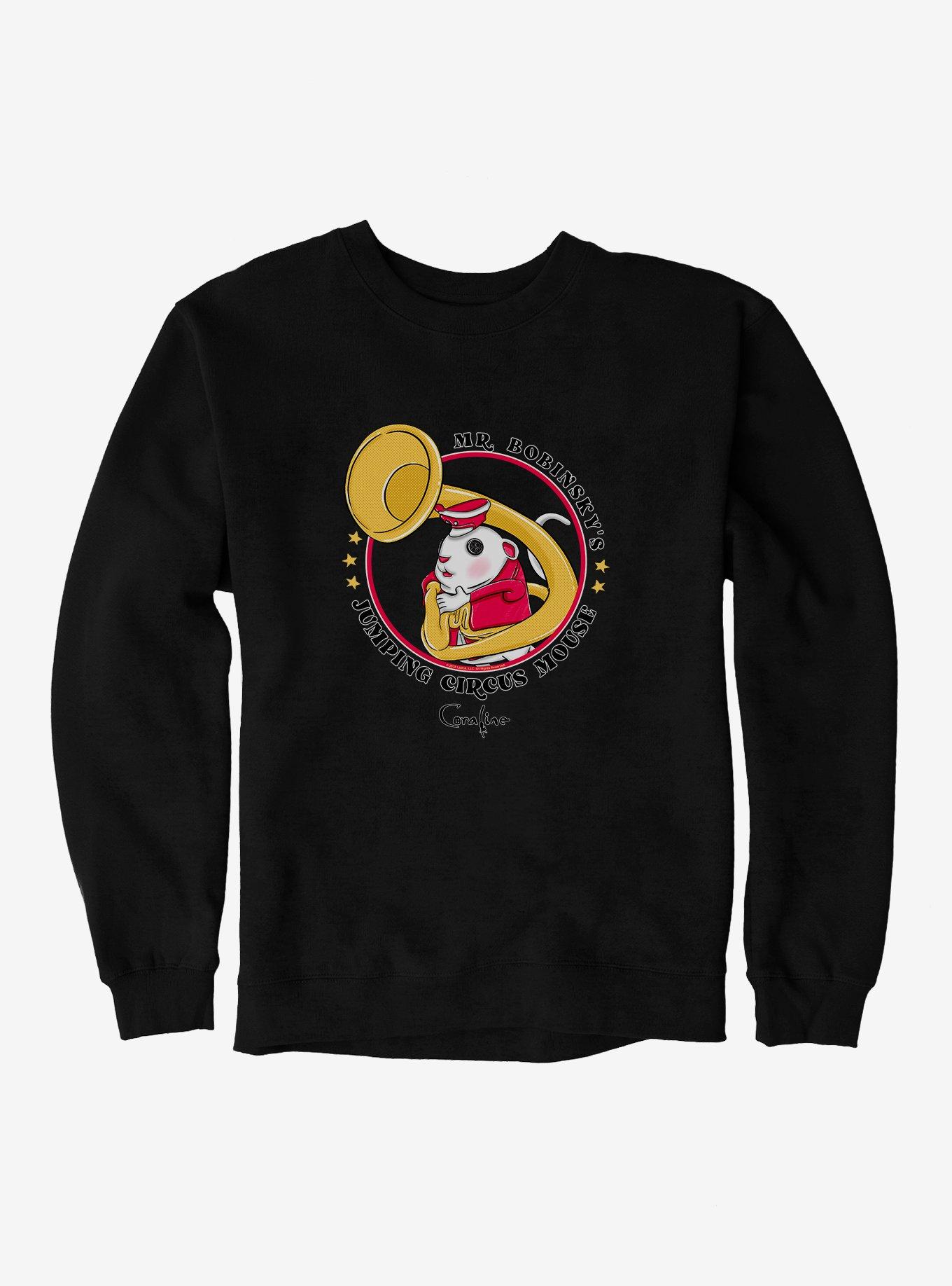 Coraline Mr. Bobinsky's Jumping Circus Mouse Sweatshirt, , hi-res