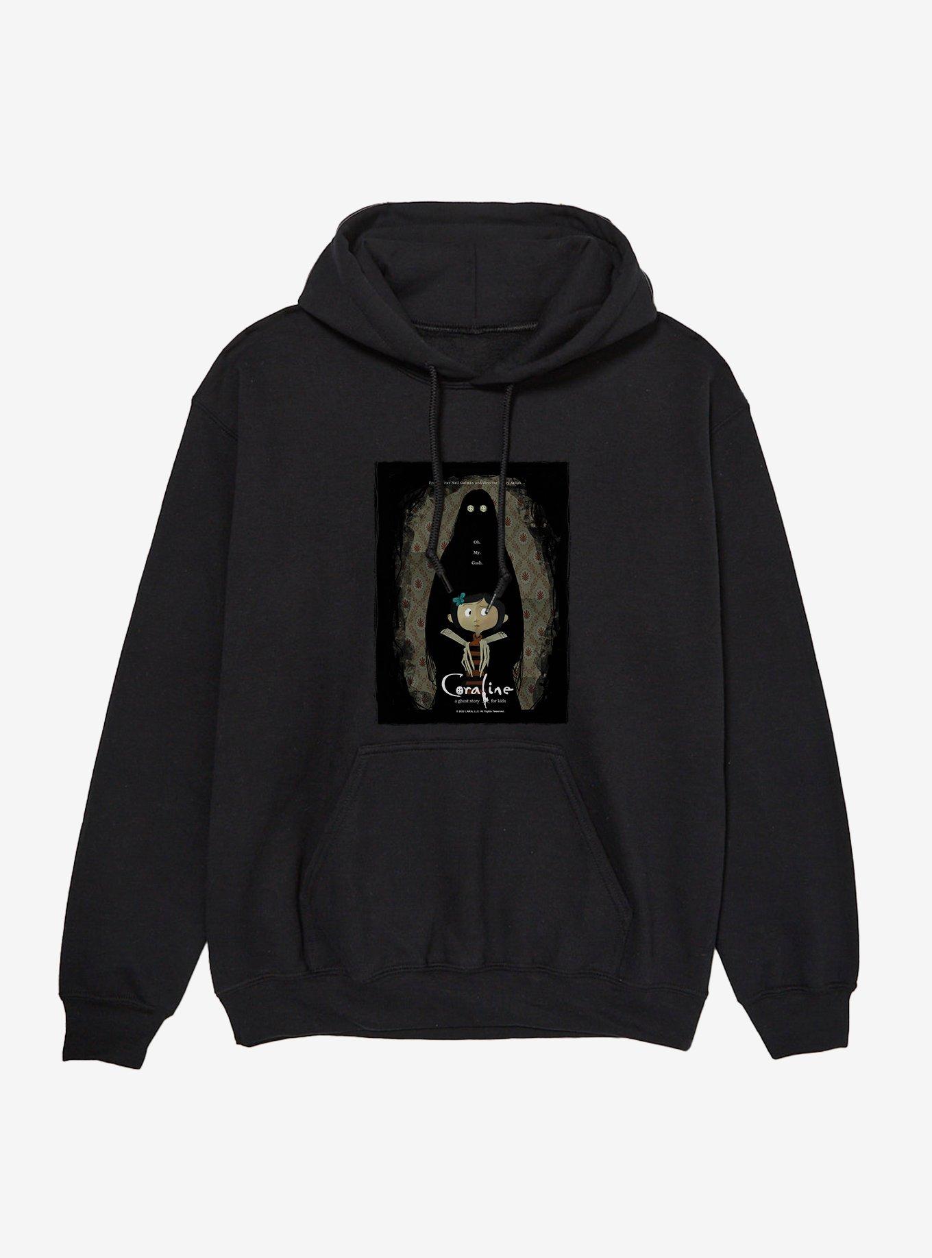 Coraline A Ghost Story For Kids Poster Hoodie, , hi-res