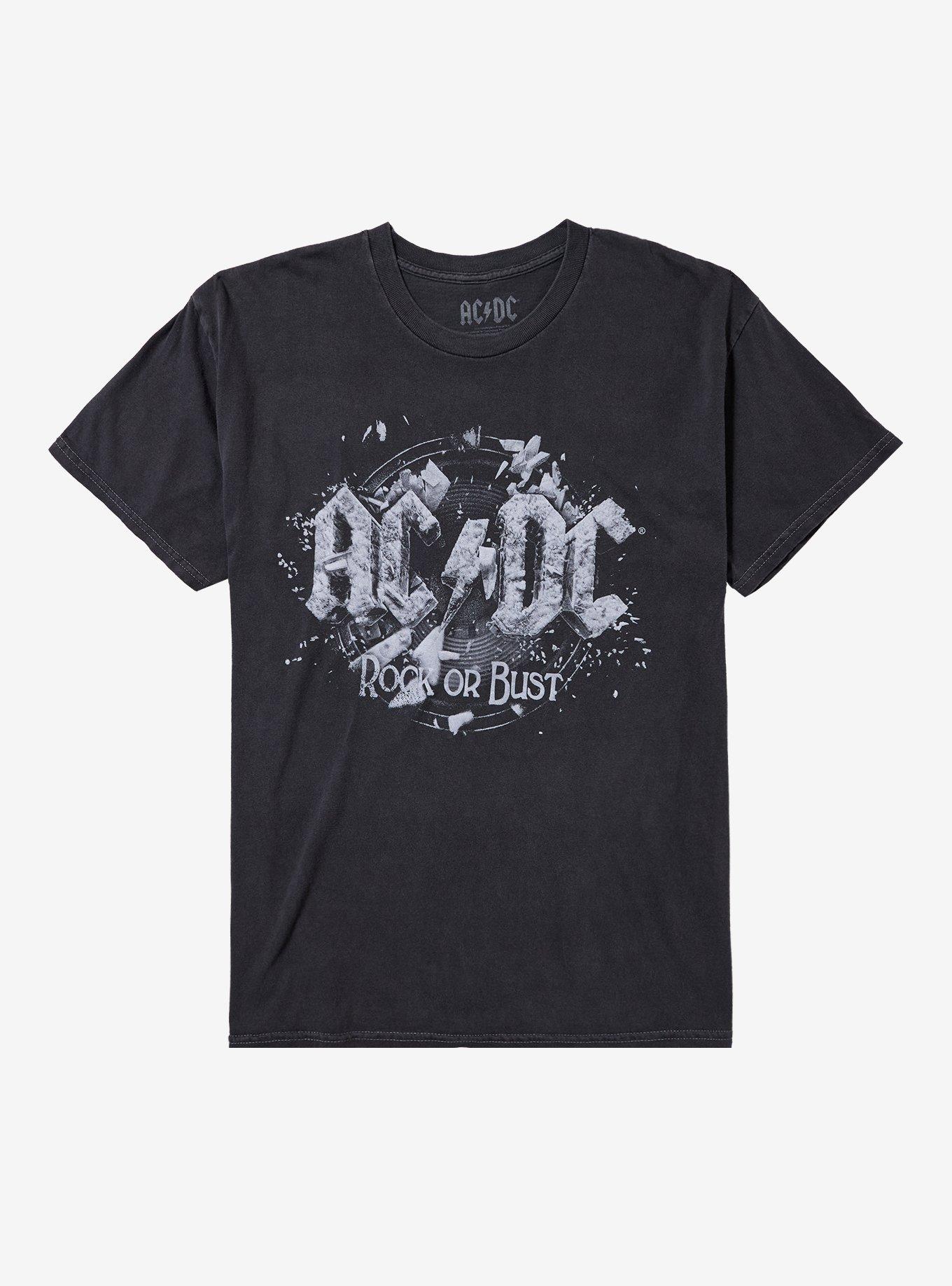 AC/DC - Women's Word Art V-Neck T-Shirt – LA Pop Art