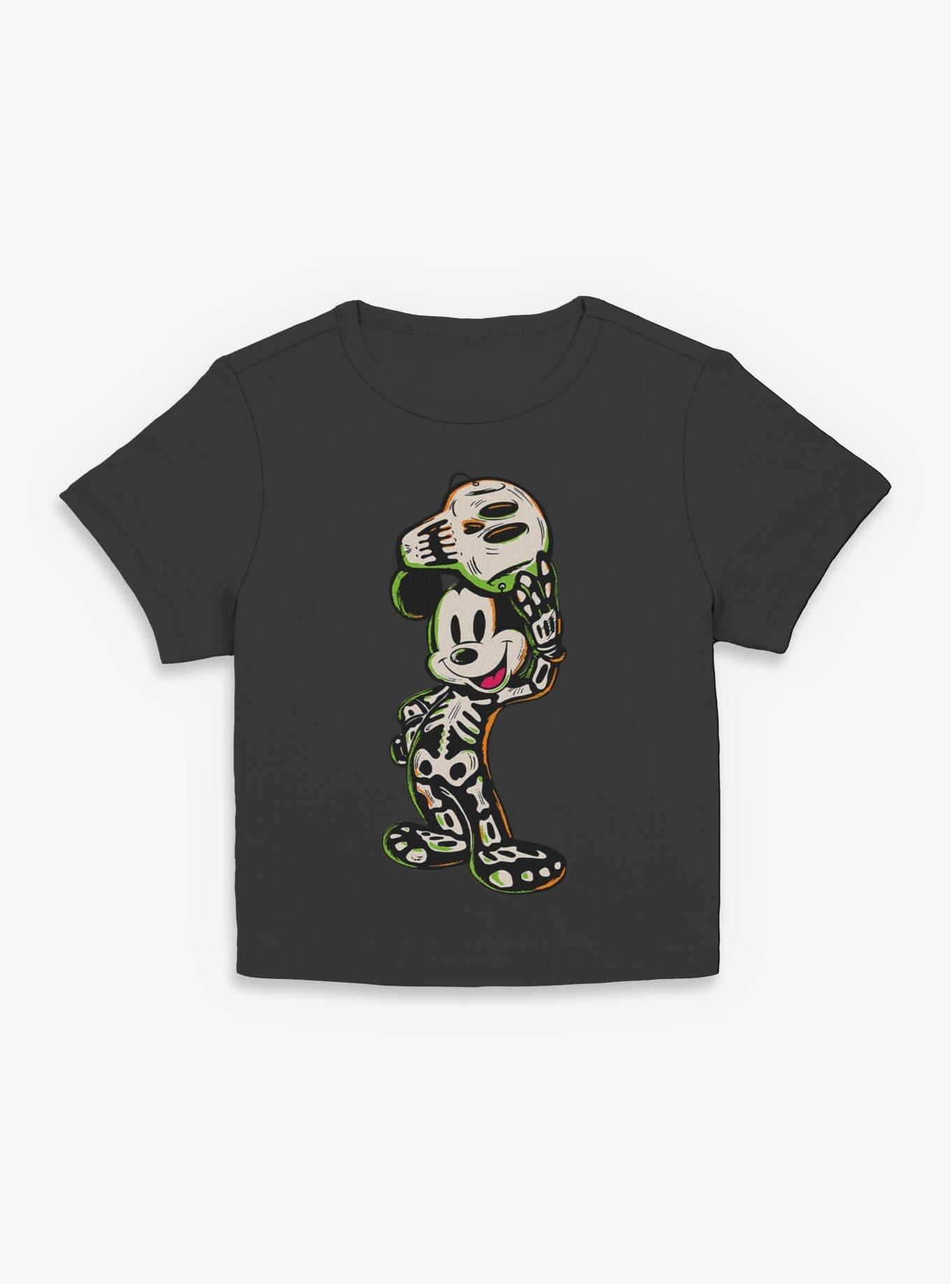 Disney Mickey Mouse Halloween Skeleton Girls Baby T-Shirt, , hi-res