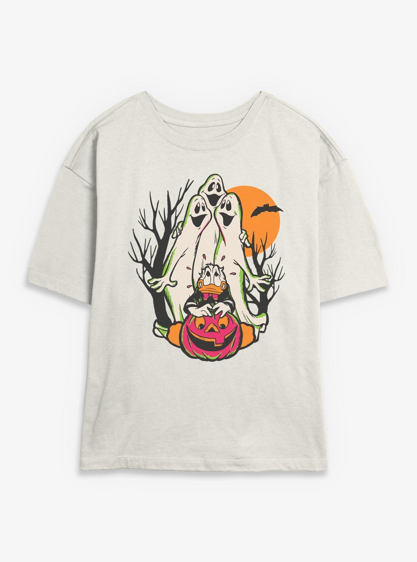 Disney Donald Duck Halloween Spooky Ghosts Girls Skimmer T-Shirt, , hi-res