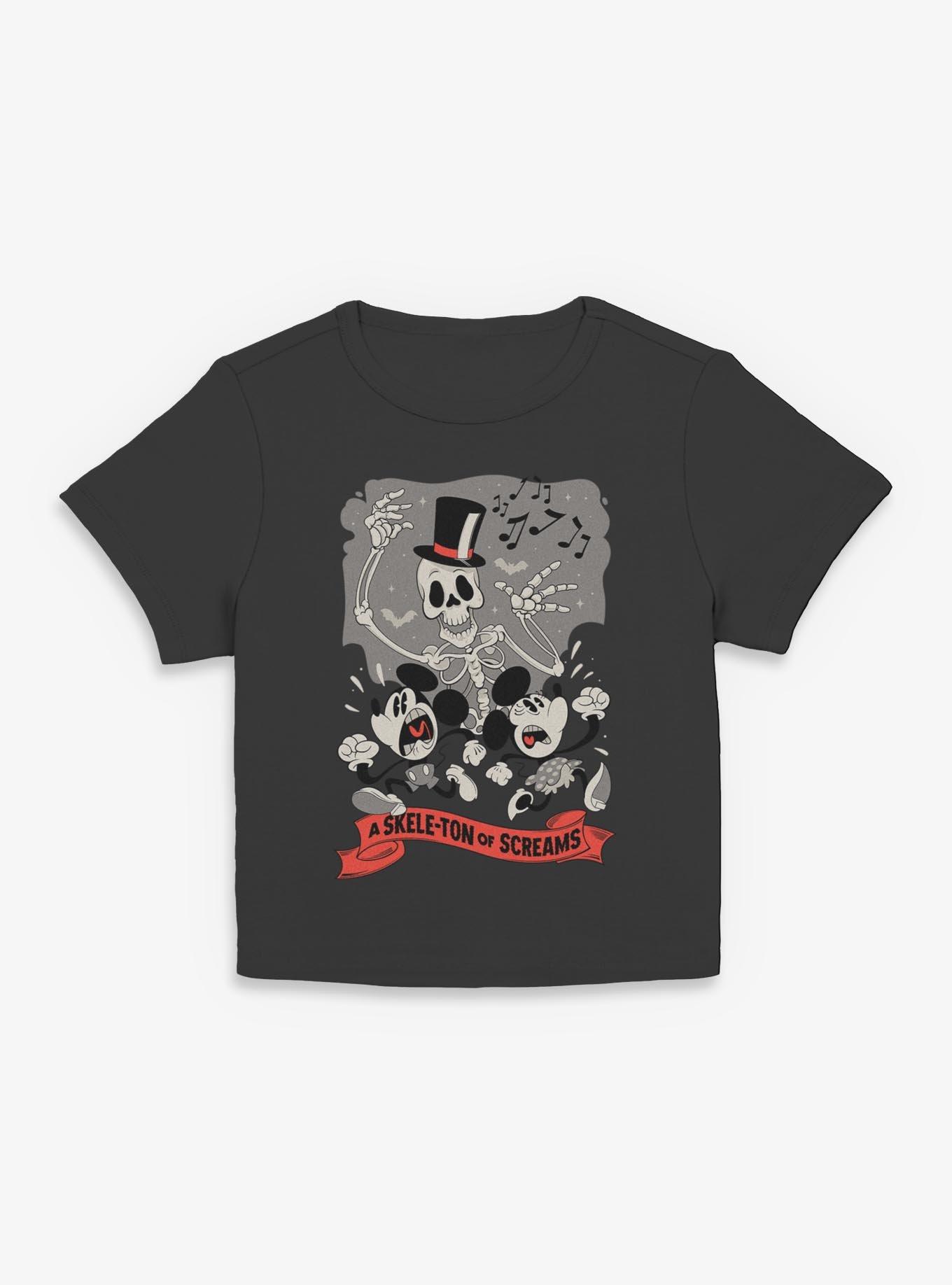 Disney Mickey Mouse & Minne Mouse A Skele-Ton of Screams Girls Baby T-Shirt, , hi-res