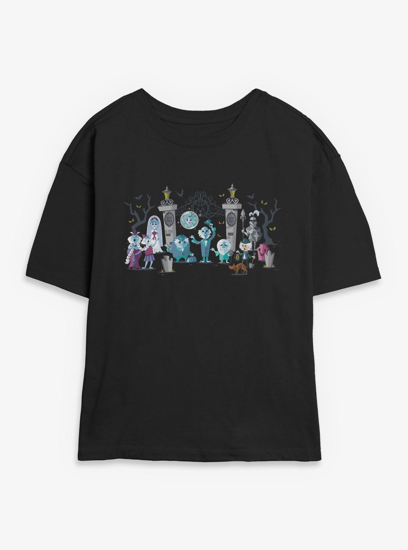 Disney The Haunted Mansion Characters Entrance Mansion Girls Skimmer T-Shirt, , hi-res