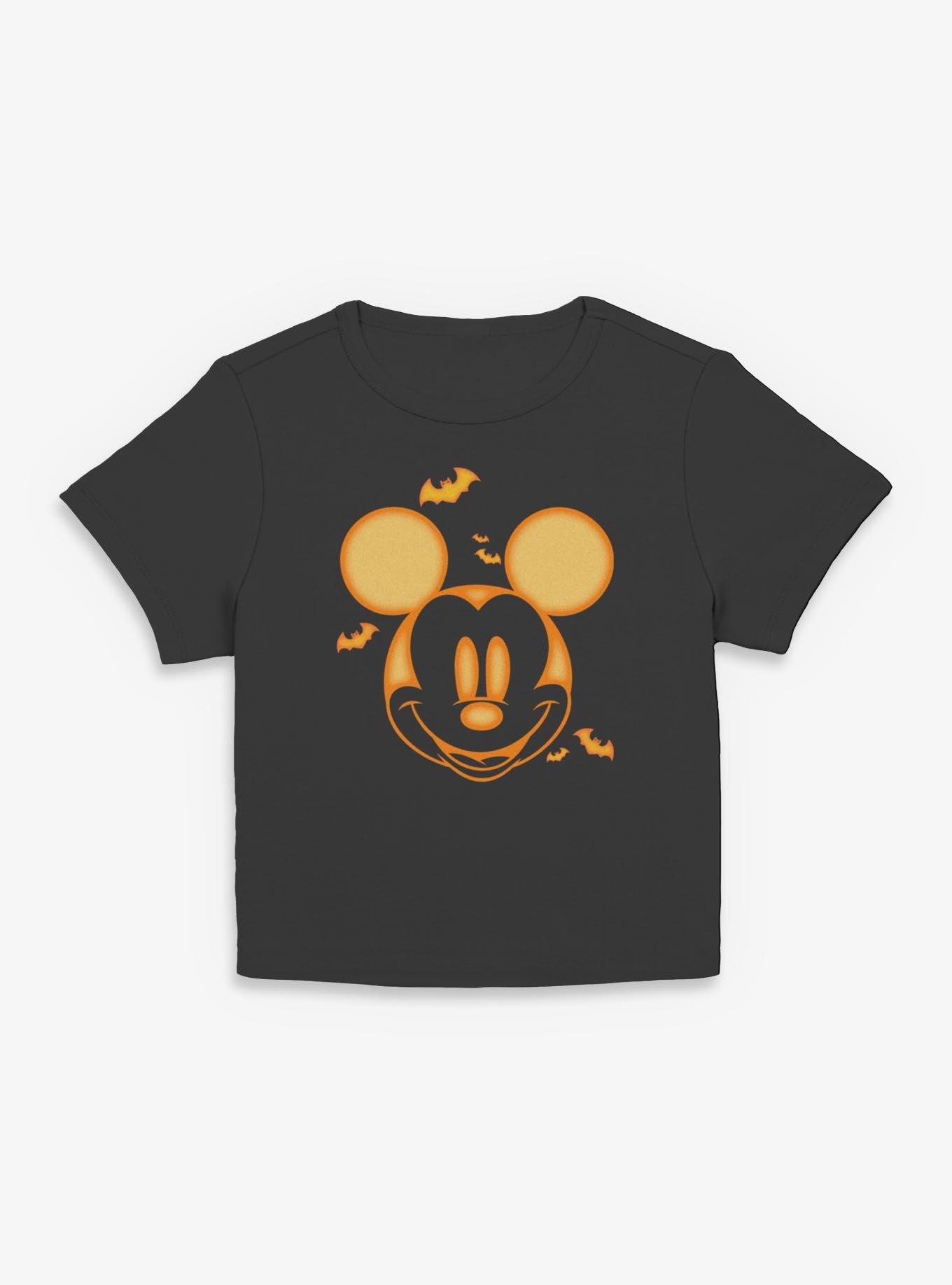 Disney Mickey Mouse Mickey Pumpkin Girls Baby T-Shirt, BLACK, hi-res