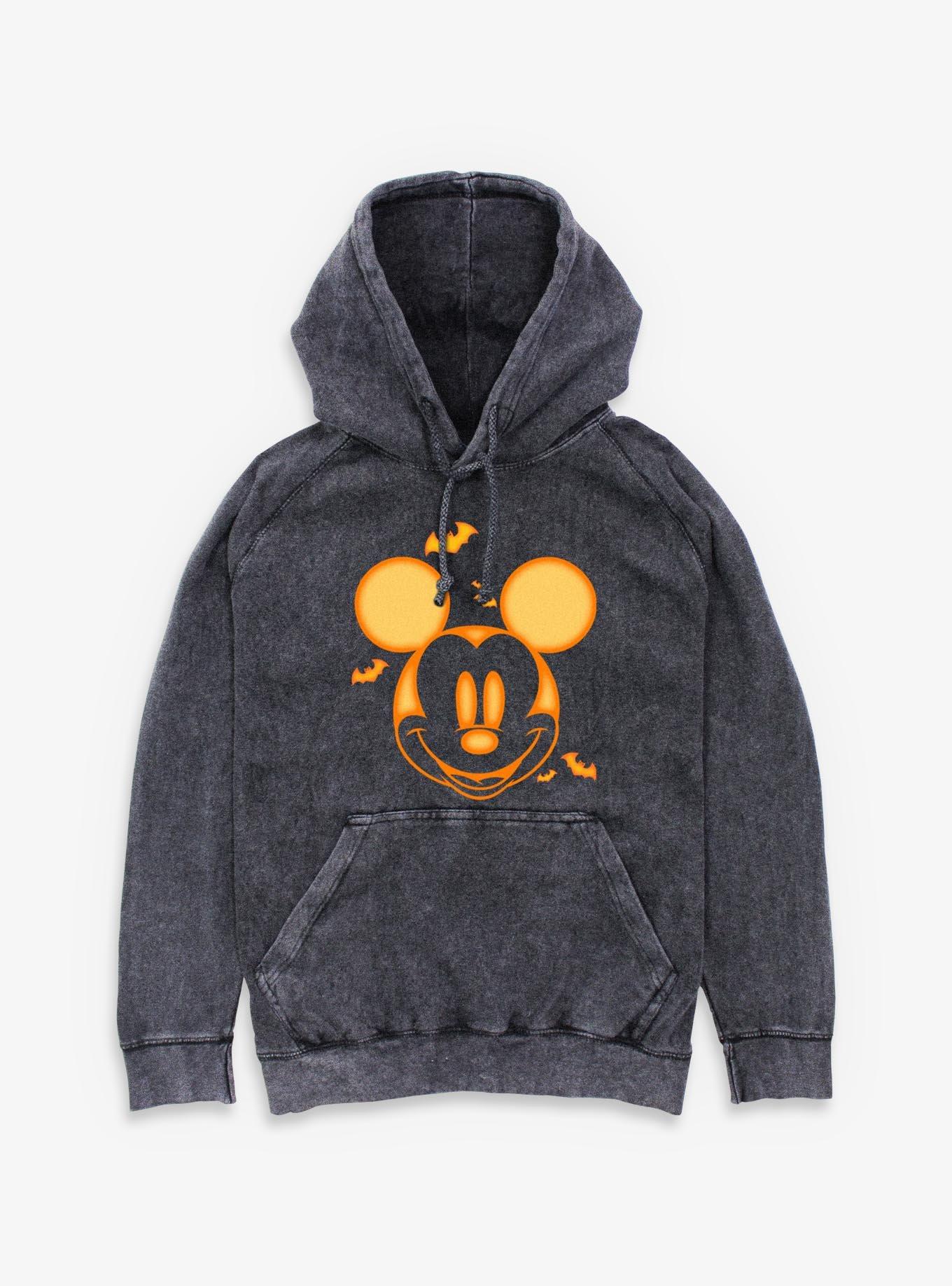 Disney Mickey Mouse Mickey Pumpkin Mineral Wash Hoodie, , hi-res