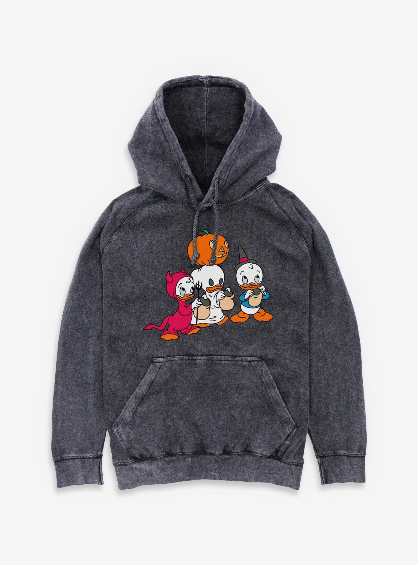 Disney's DuckTales Huey Dewey Louie Trick Or Treat Costumes Mineral Wash Hoodie, , hi-res