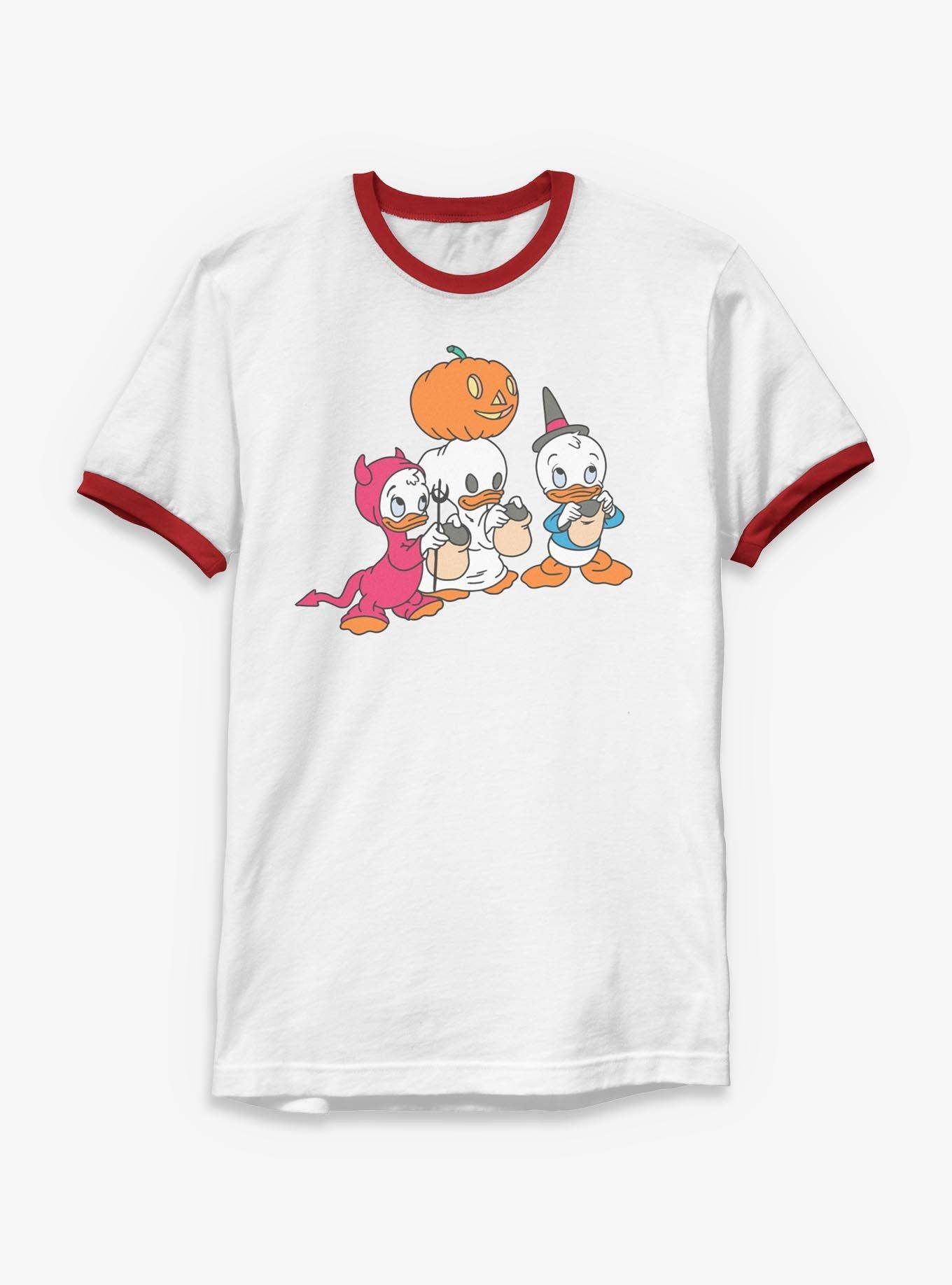 Disney's DuckTales Huey Dewey Louie Trick Or Treat Costumes Ringer T-Shirt, , hi-res