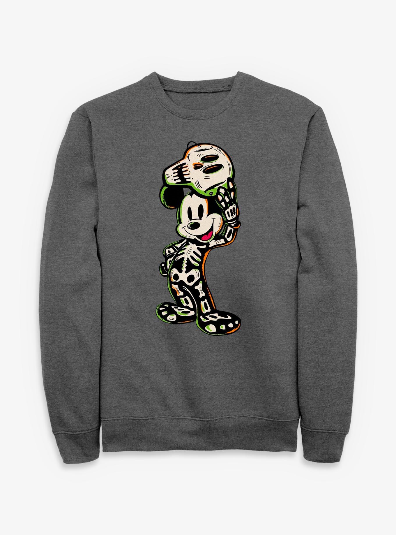 Disney Mickey Mouse Halloween Skeleton Sweatshirt, , hi-res
