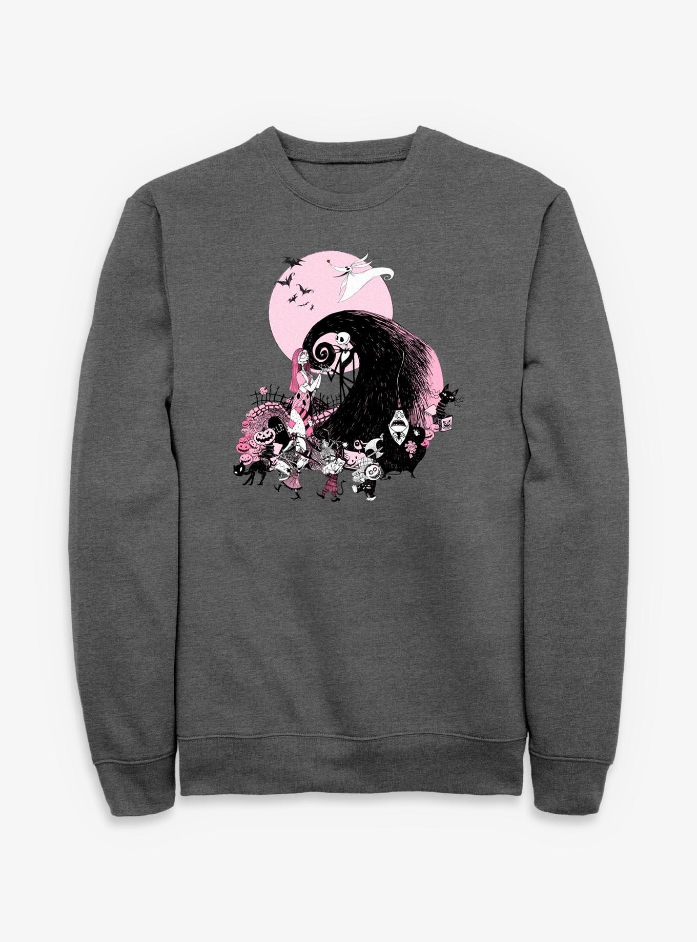 Disney The Nightmare Before Christmas Classic Scene Group Sweatshirt, , hi-res