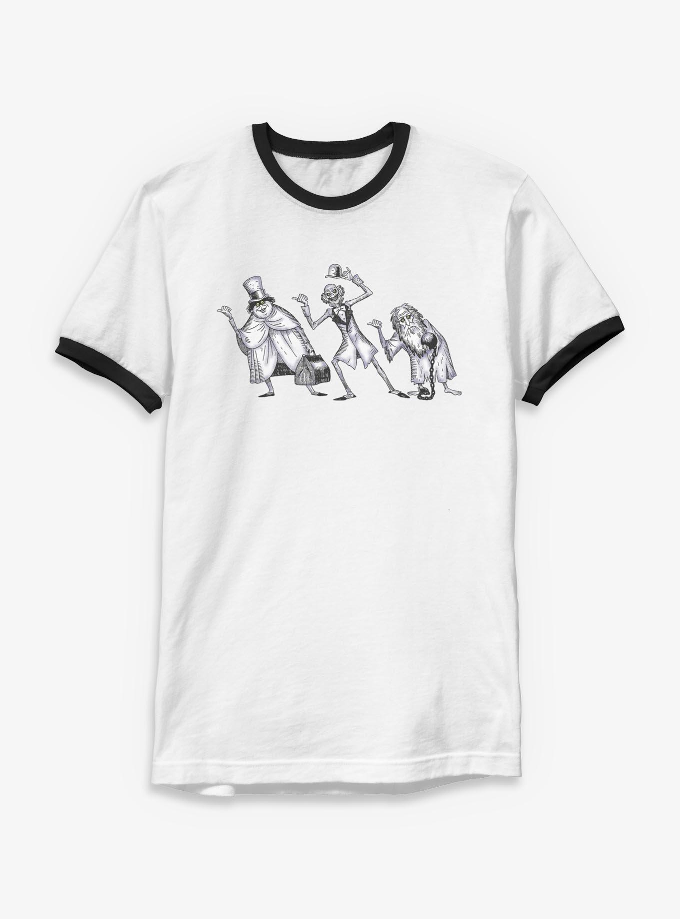 Disney The Haunted Mansion Hitchhiking Ghost Ringer T-Shirt