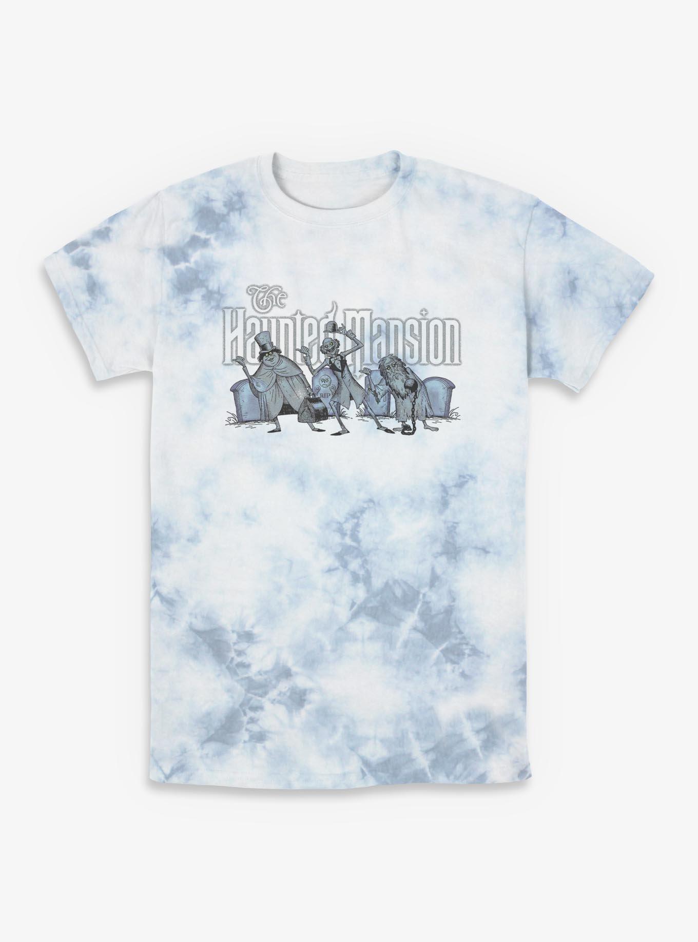 Disney The Haunted Mansion Spooky Hitchhiking Ghost Tie-Dye T-Shirt, , hi-res