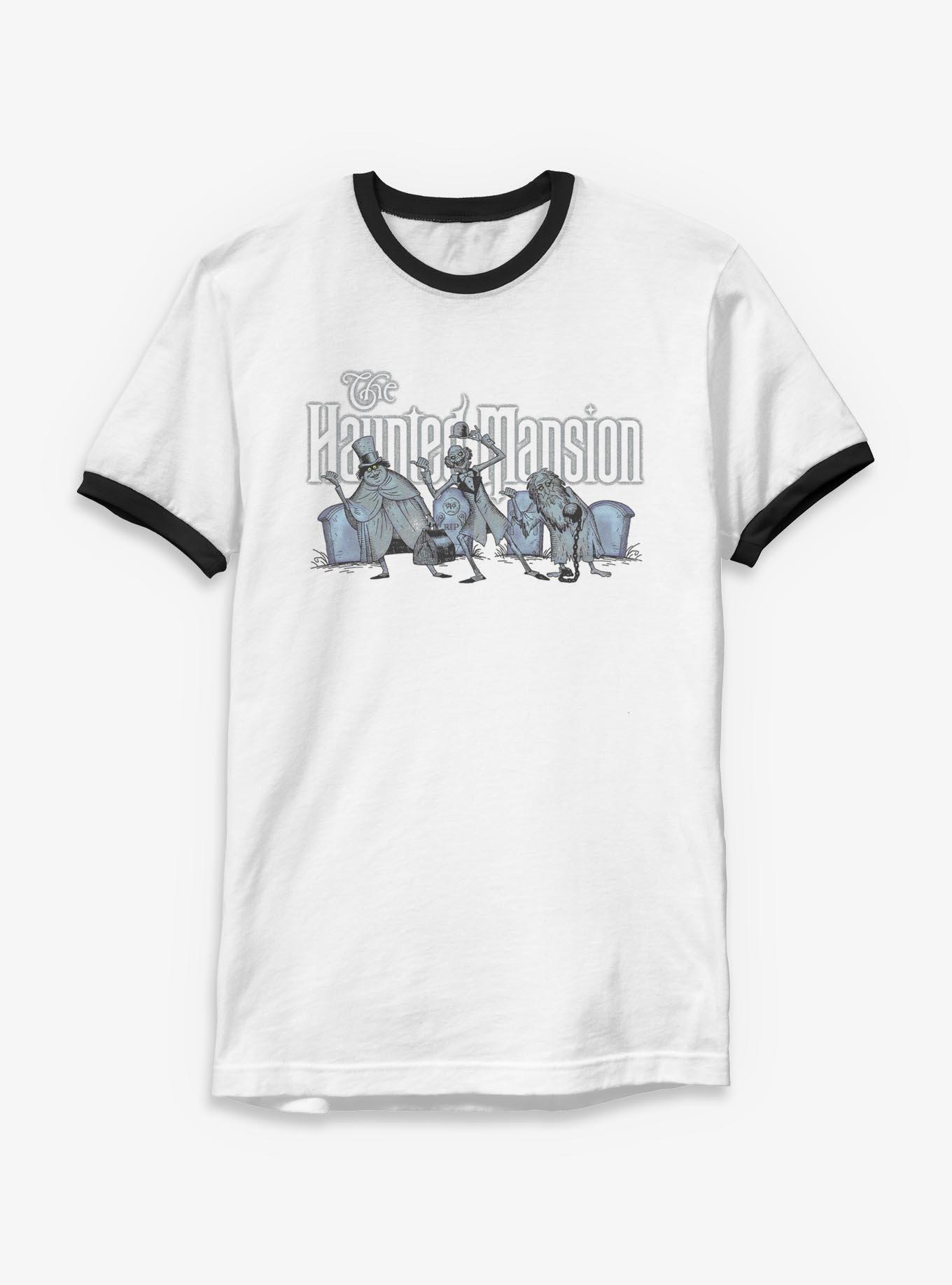 Disney The Haunted Mansion Spooky Hitchhiking Ghost Ringer T-Shirt, , hi-res