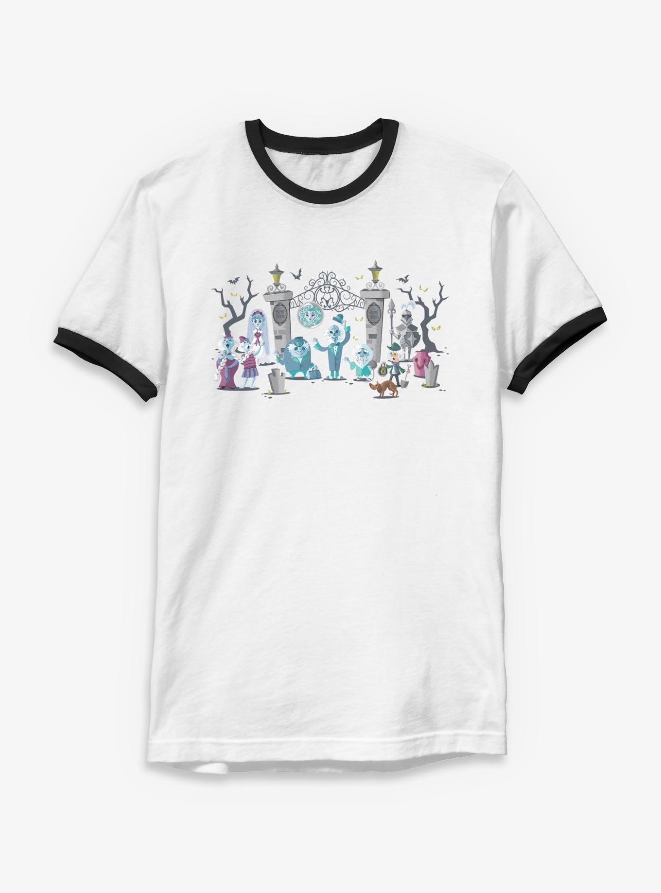 Disney The Haunted Mansion Characters Entrance Mansion Ringer T-Shirt, , hi-res