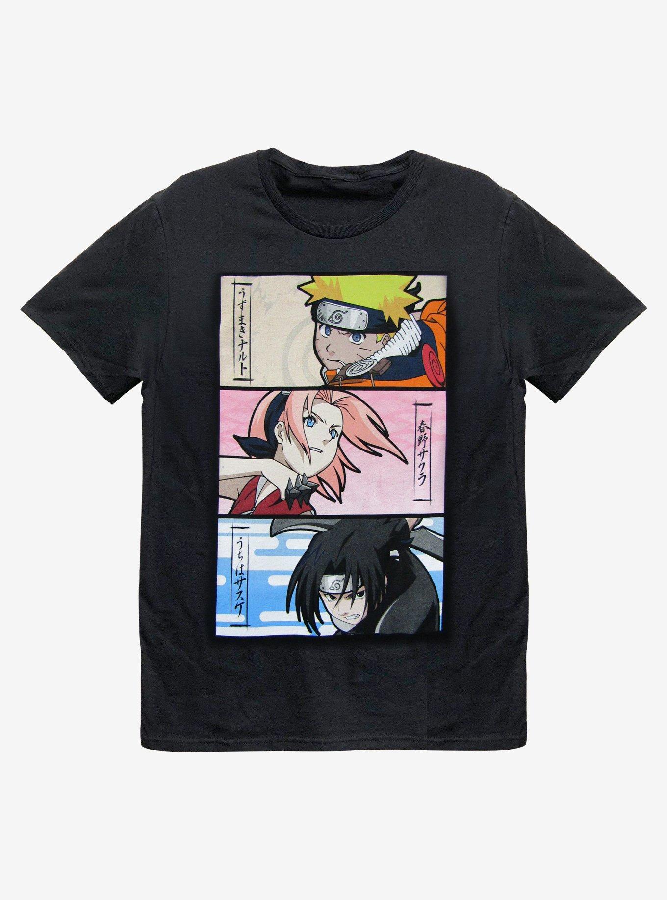 Naruto Team 7 Panels T-Shirt, , hi-res