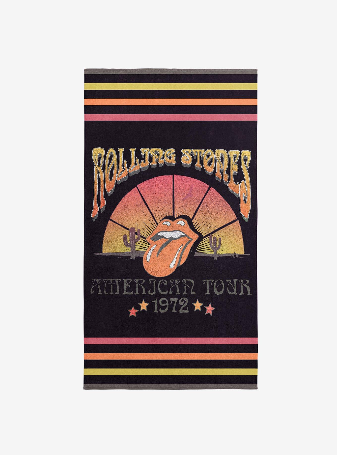 The Rolling Stones American Tour 1972 Microfiber Beach Towel, , hi-res