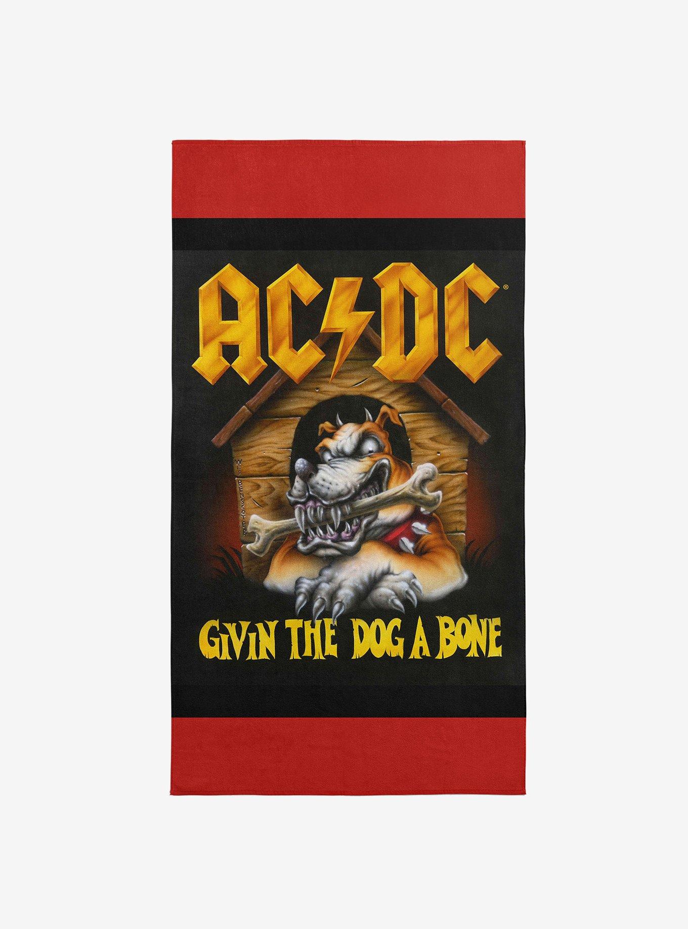 AC/DC Give Em A Bone Microfiber Beach Towel, , hi-res
