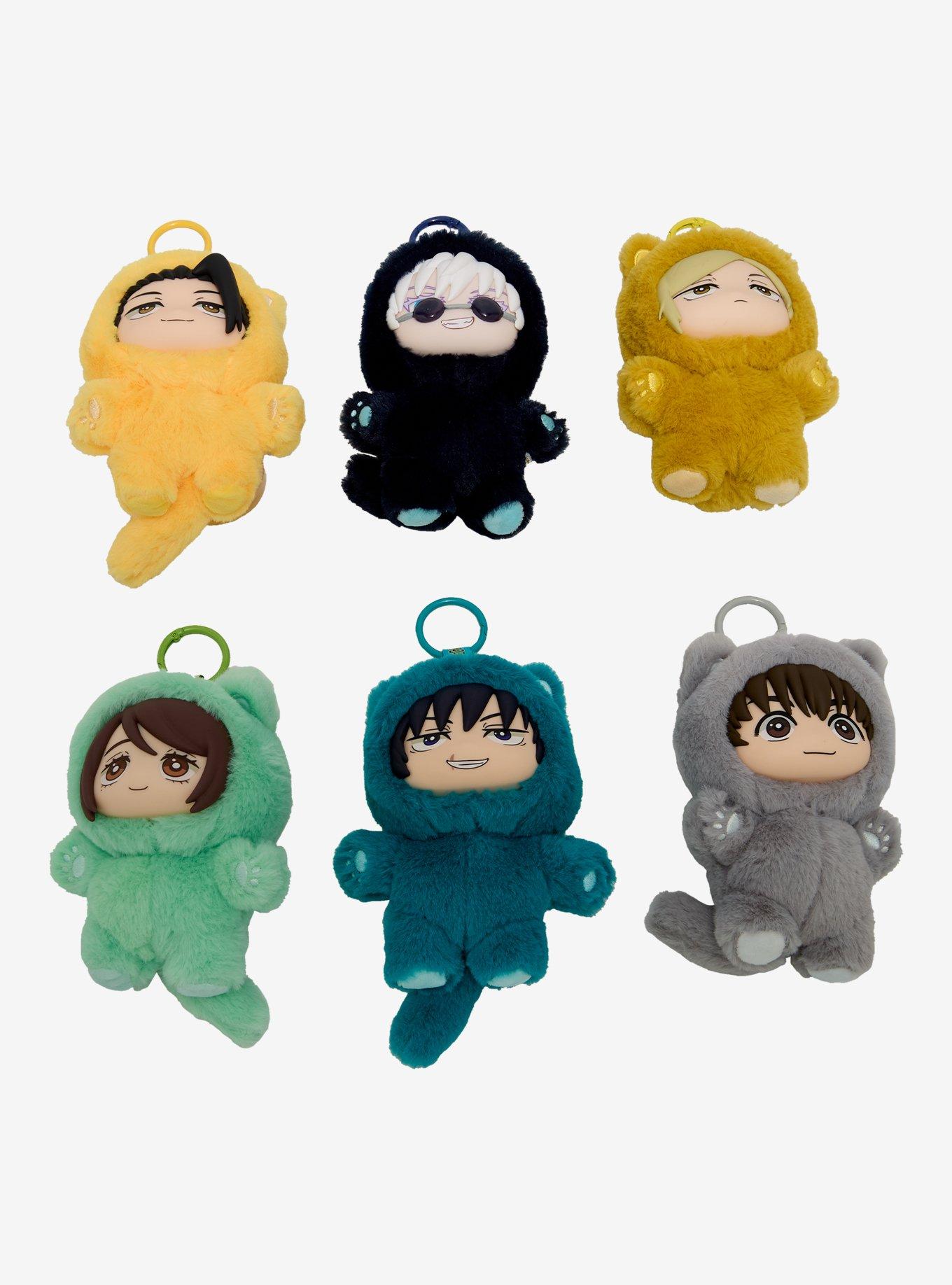Jujutsu Kaisen Characters Cat Ear Blind Box Plush Keychain, , hi-res
