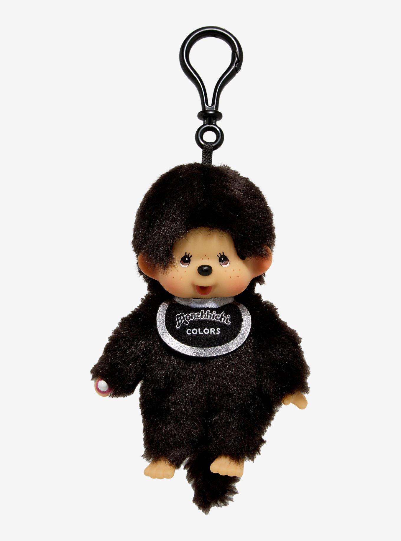 Monchhichi Colors Black Plush Clip, , hi-res