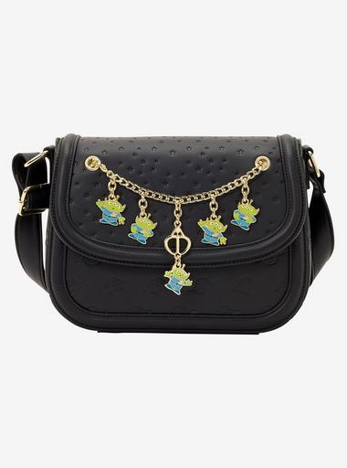Loungefly Disney Pixar Toy Story 5 Alien Chain Charm Crossbody Bag