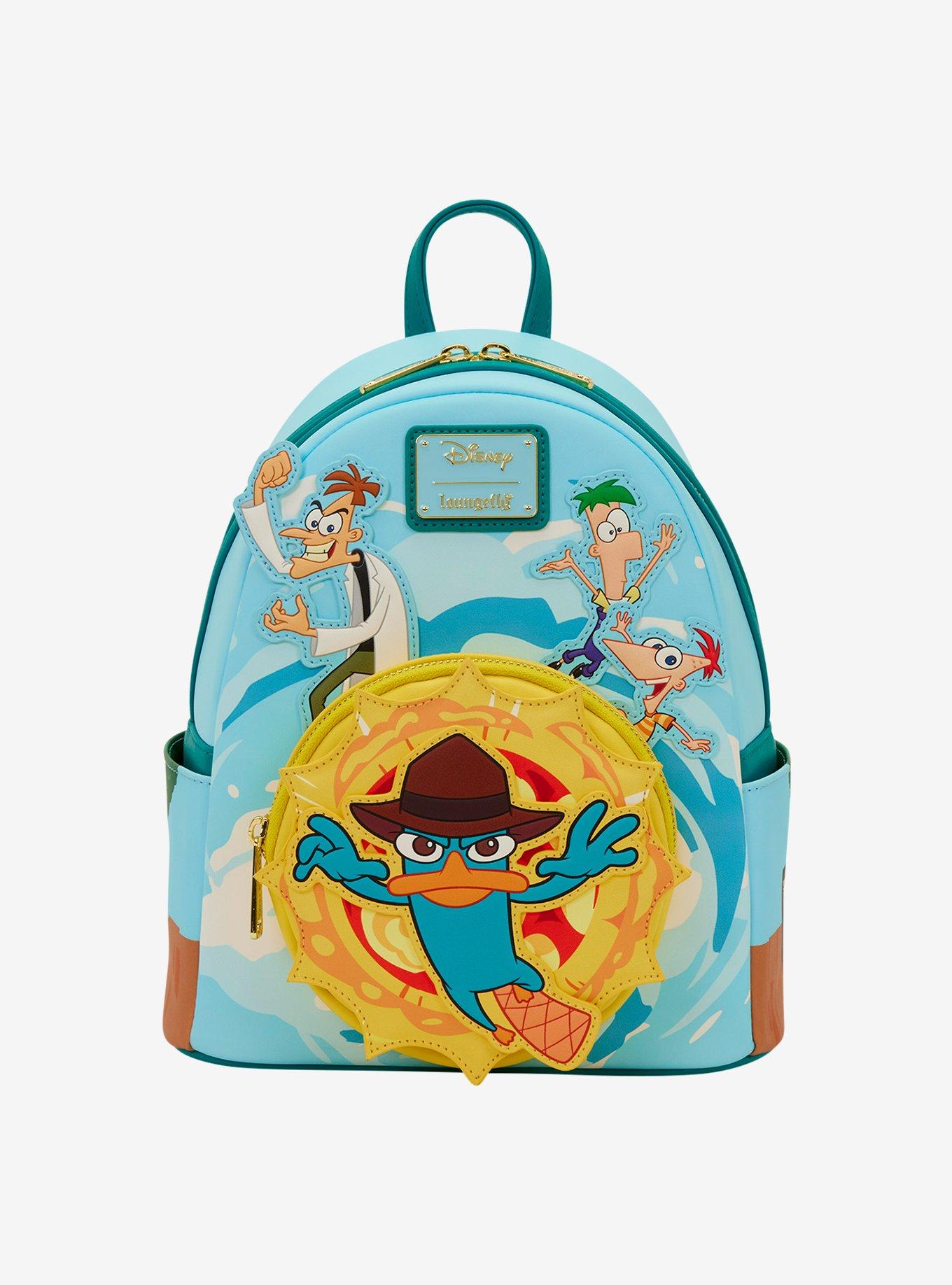 Loungefly Disney Phineas & Ferb Characters Light-Up Mini Backpack