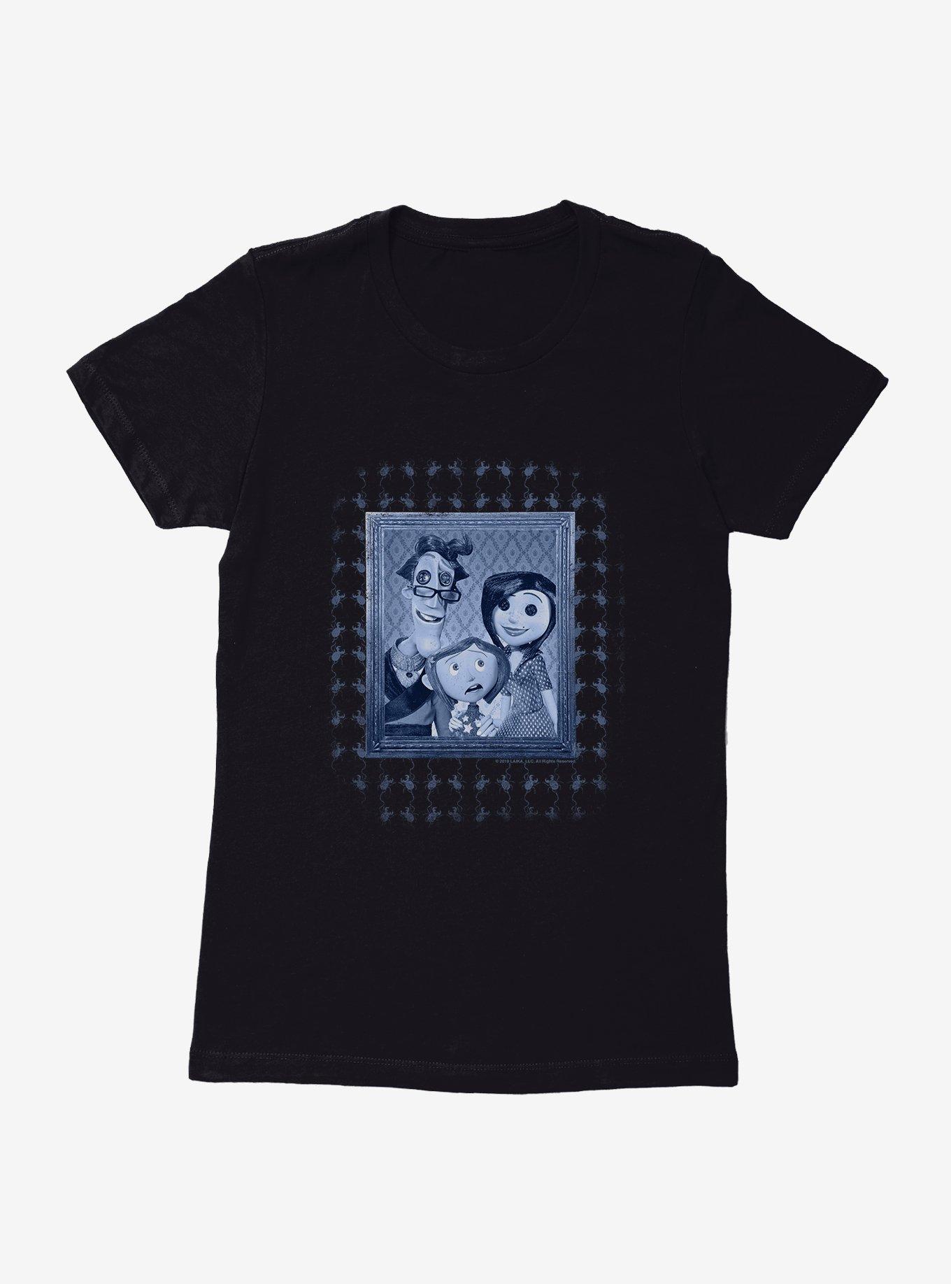 Coraline Family Portrait Womens T-Shirt, , hi-res