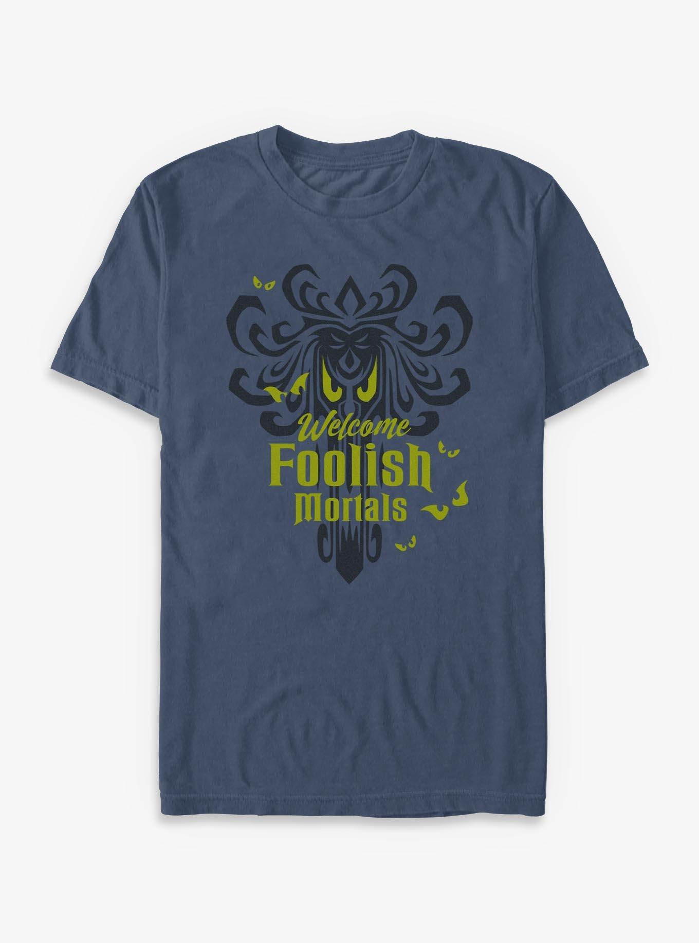 Disney The Haunted Mansion Eyes Foolish Mortals Garment Dye T-Shirt, , hi-res