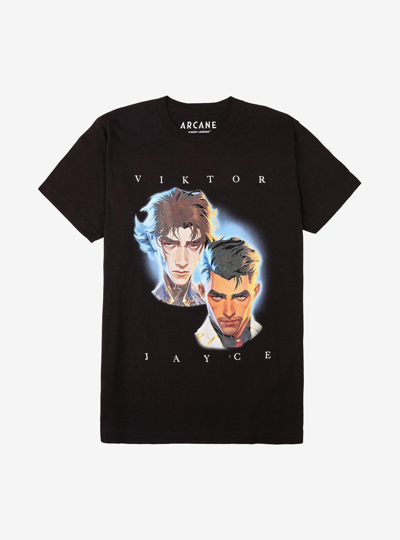 Arcane Jinx & Vi Duo Tonal Print T-Shirt, , hi-res