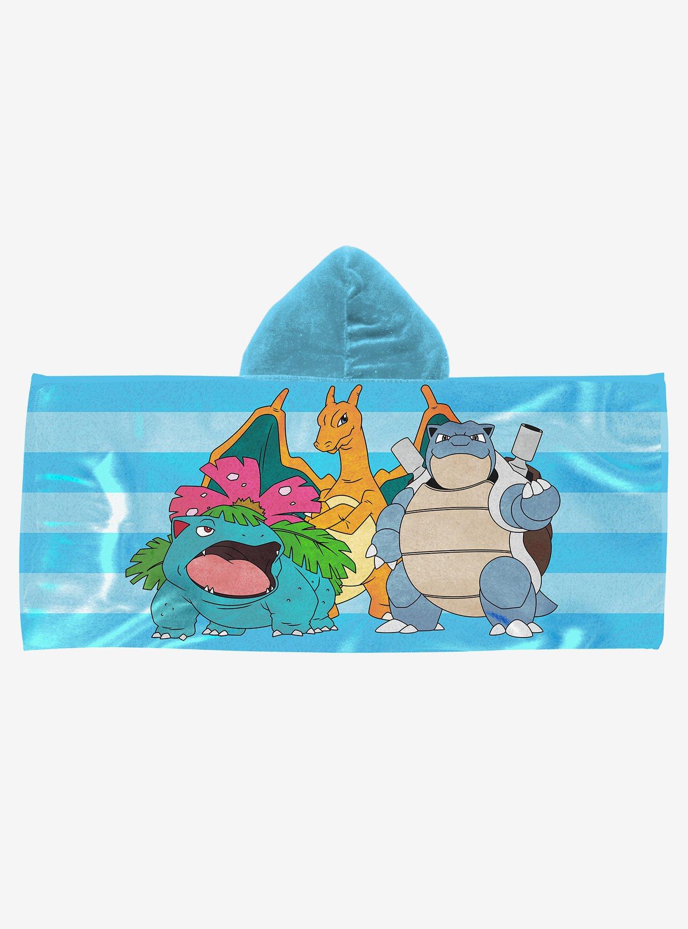 Pok&eacute;mon Group Shot Youth Hooded Towel, , hi-res