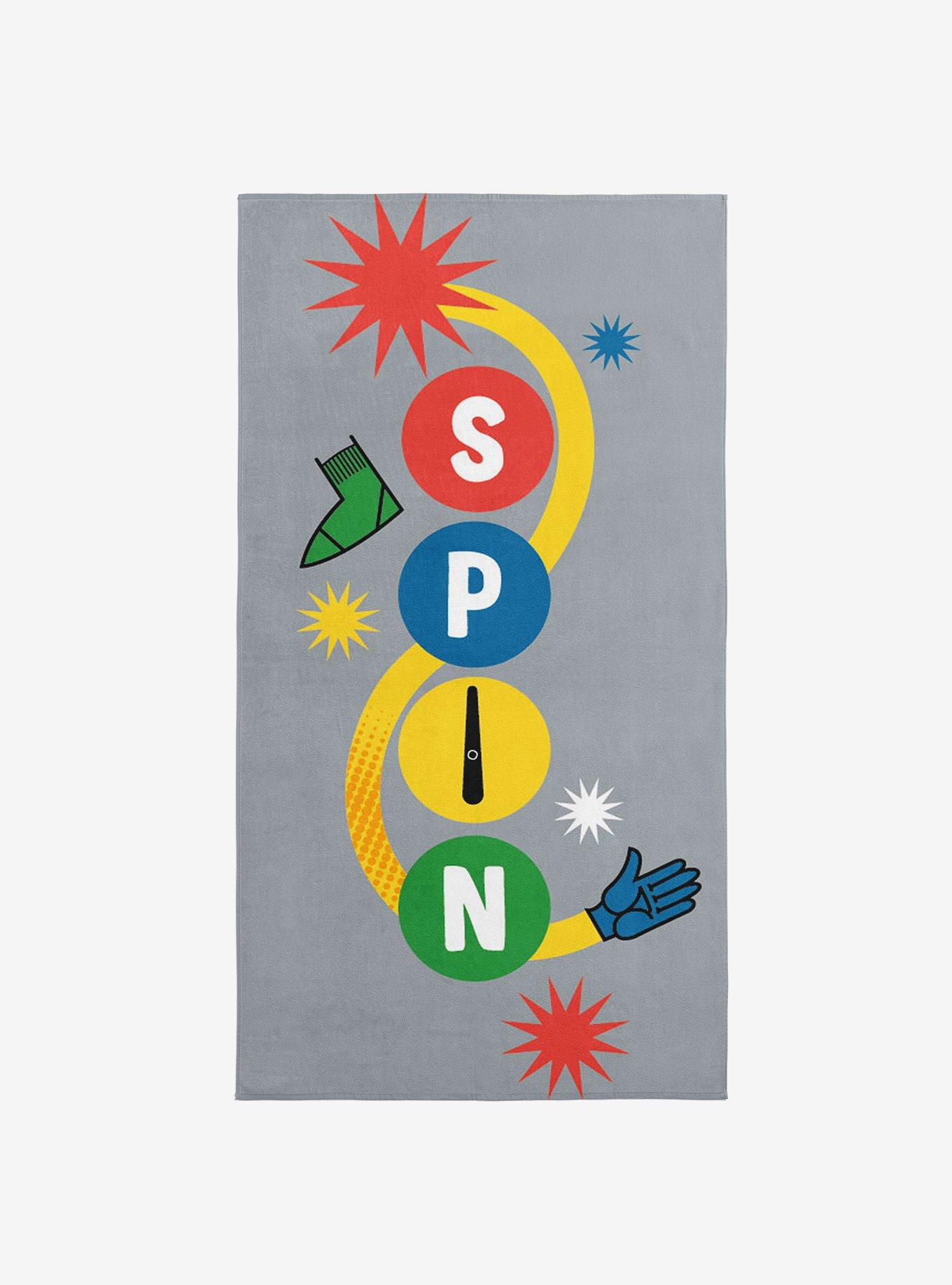 Twister Spin Around Microfiber Beach Towel, , hi-res