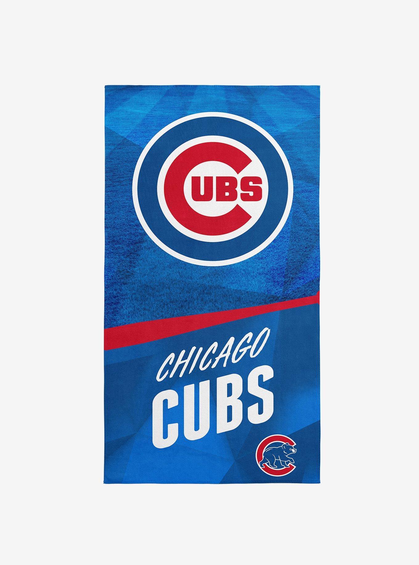 MLB Chicago Cubs Stretch Microfiber Beach Towel, , hi-res