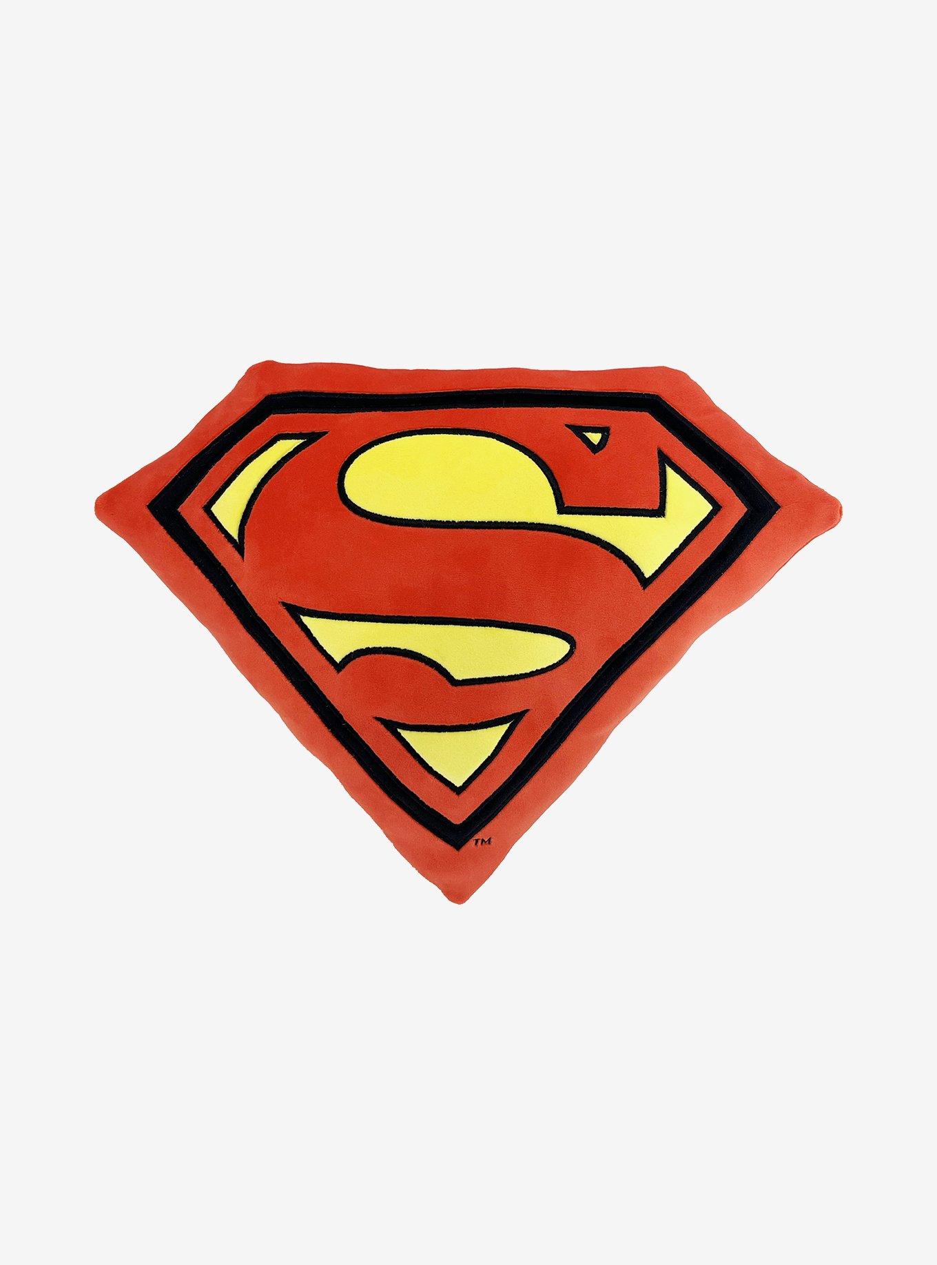 DC Comics Superman Classic Superman Logo Knife Edge Cloud Pillow, , hi-res