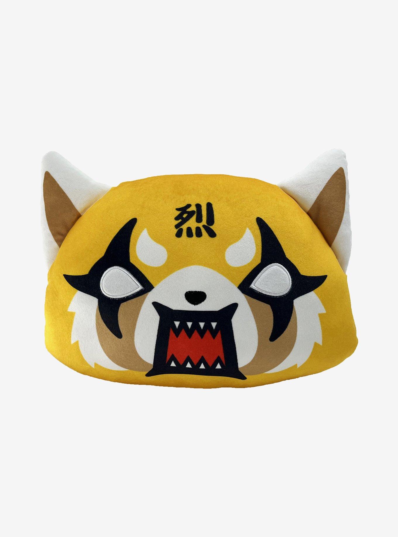 Aggretsuko Rage Face Knife Edge Cloud Pillow, , hi-res