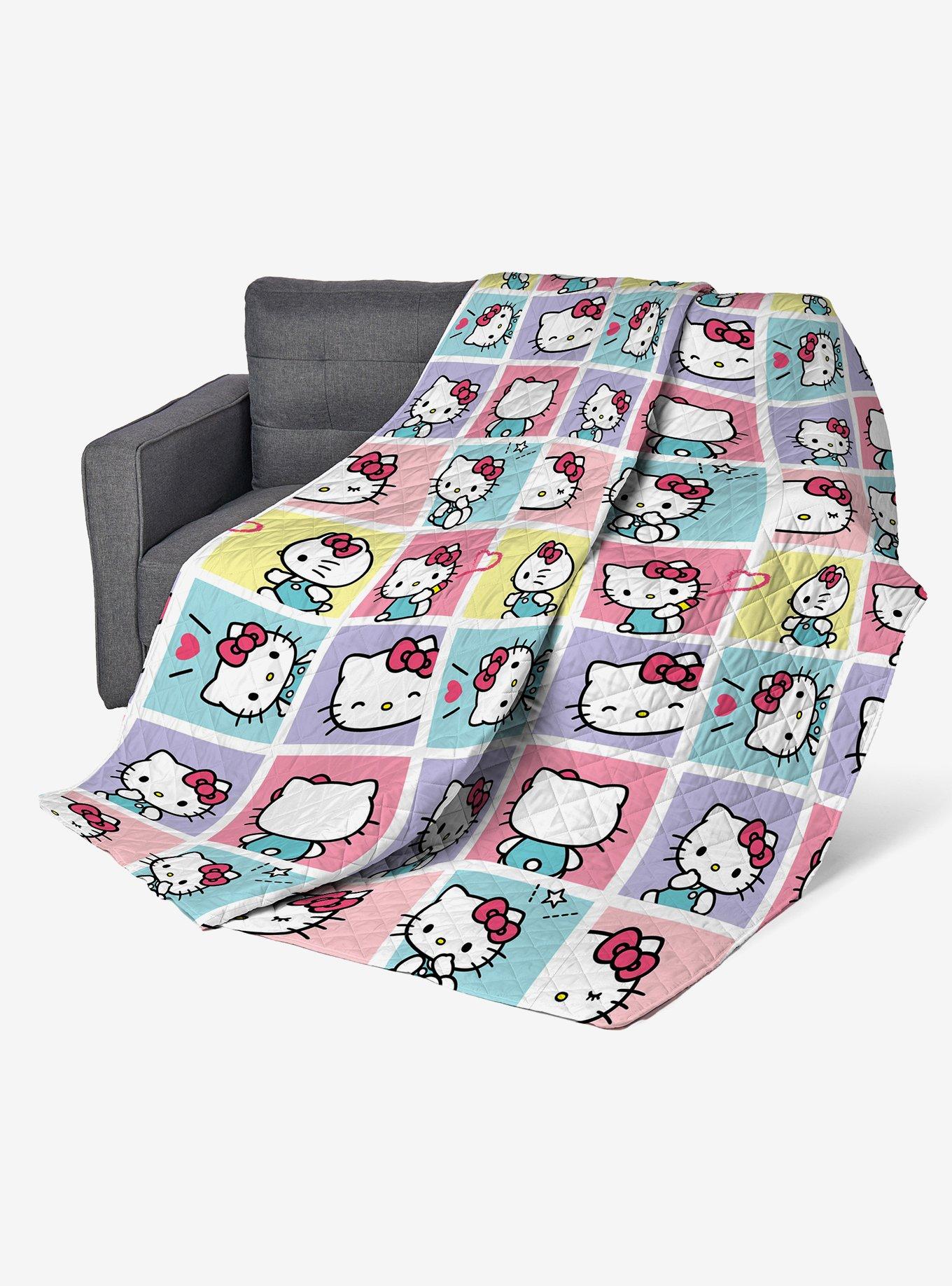 Hello Kitty Sweet As Can Be Full/Queen Quilted Blanket, , hi-res