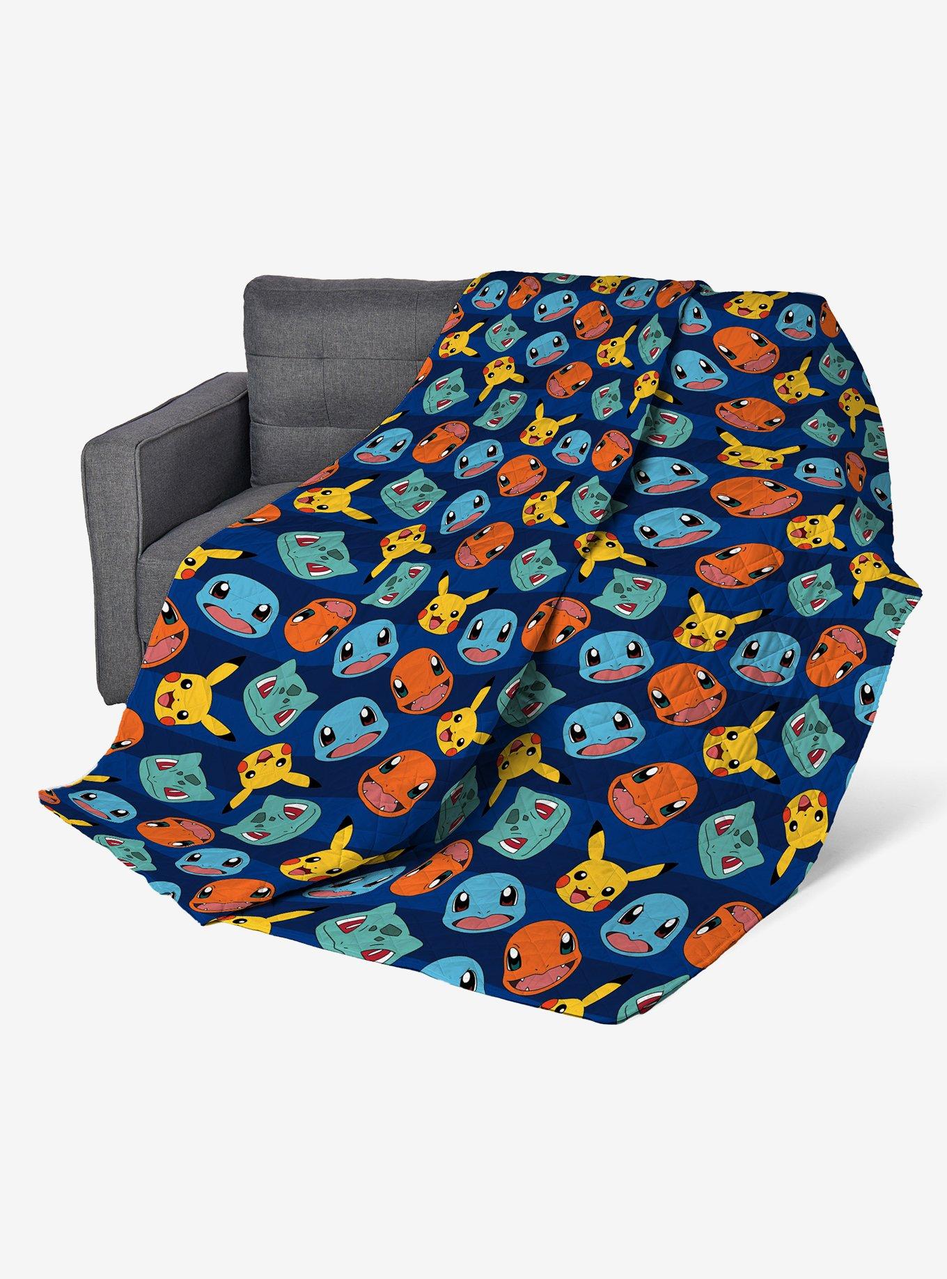 Pok&eacute;mon Striped Favorites Full/Queen Quilted Blanket, , hi-res