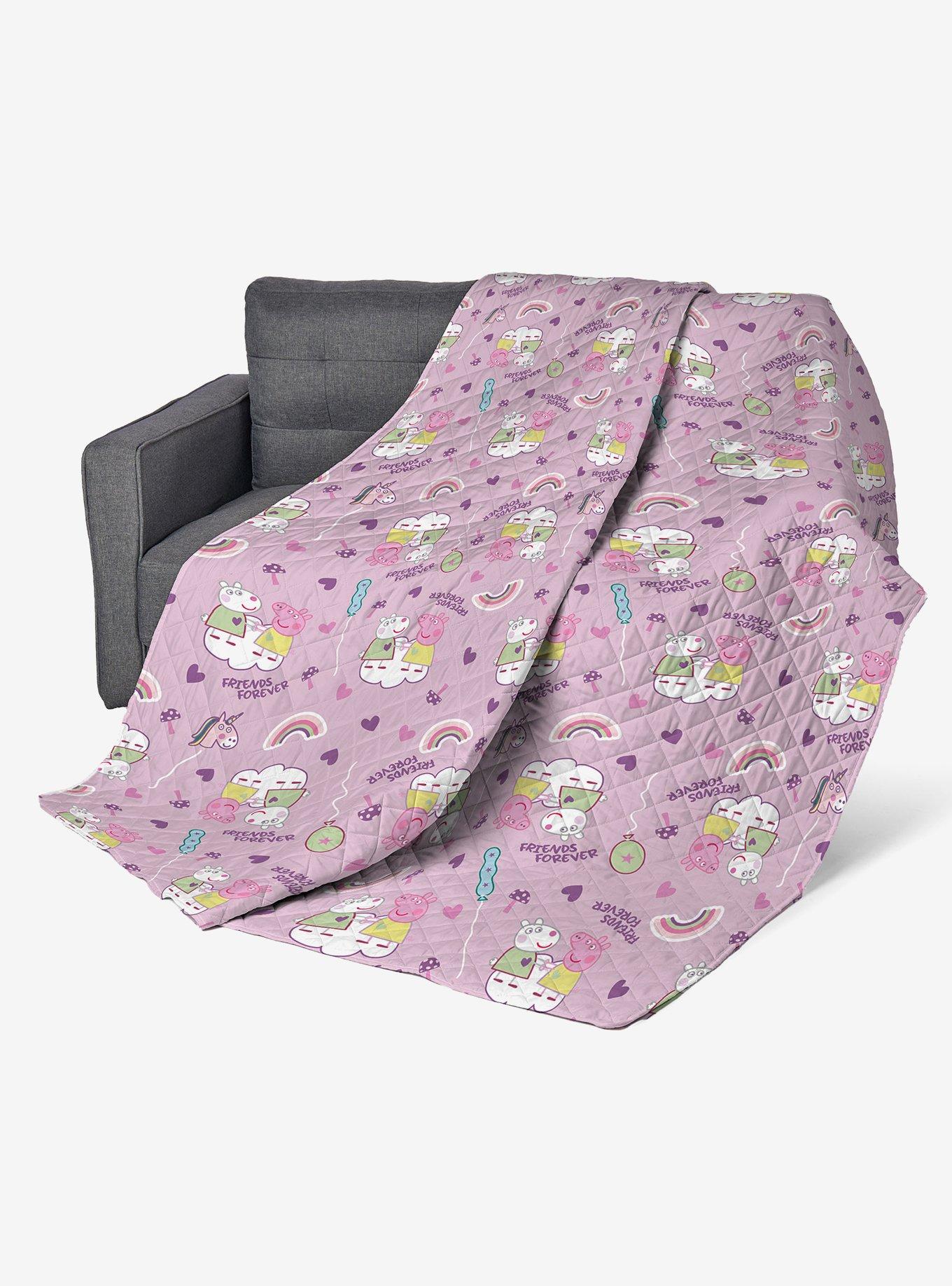 Peppa Pig Peppa Fairgrounds Quilted Throw Blanket, , hi-res