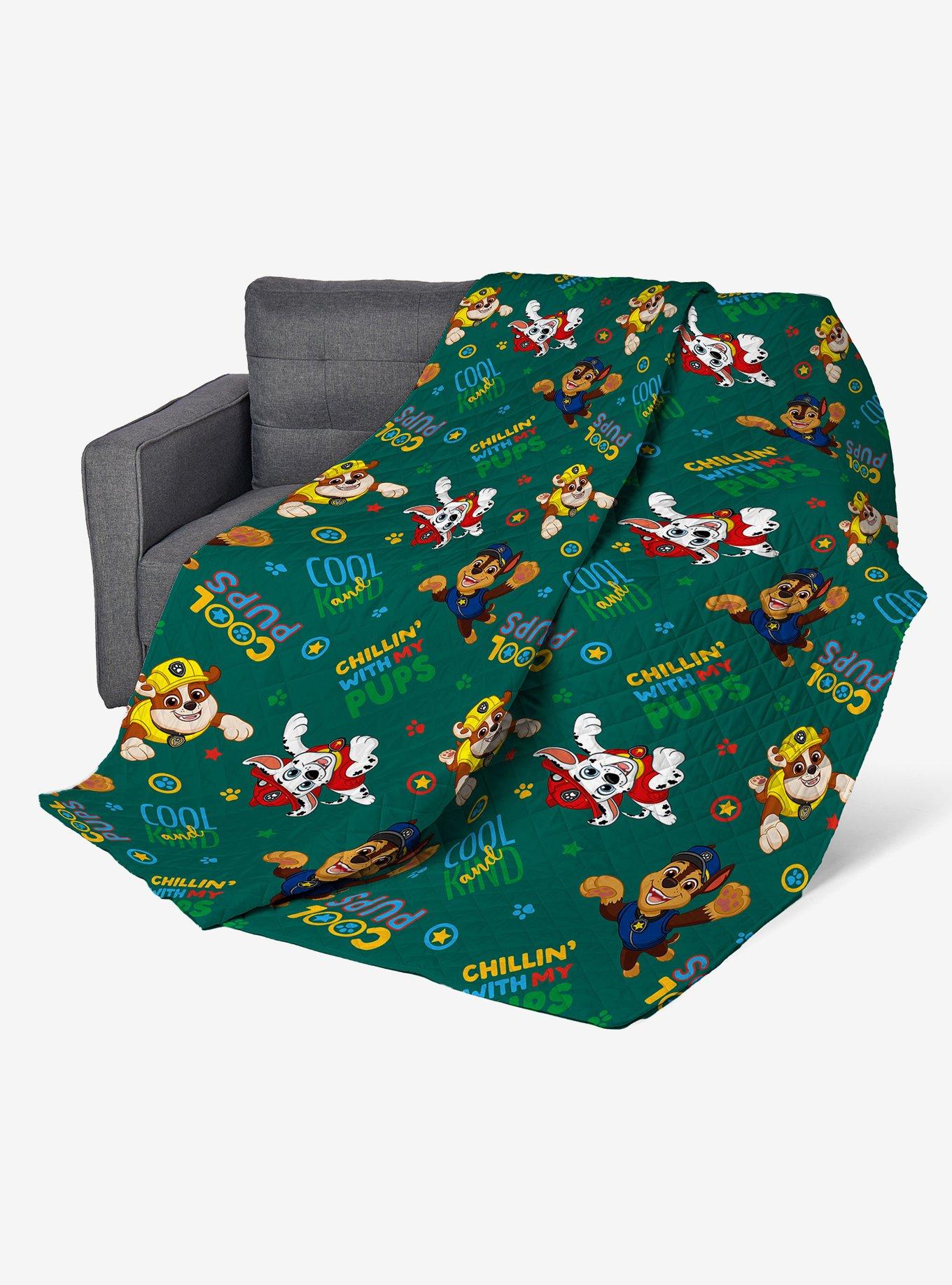 Paw Patrol Chill Pups Quilted Throw Blanket, , hi-res