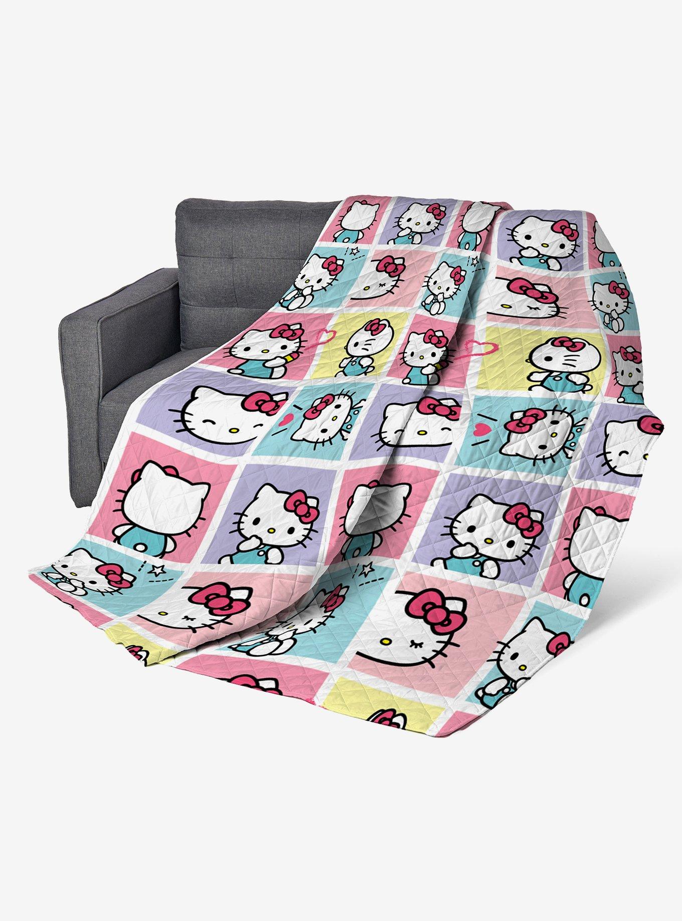 Hello Kitty Sweet As Can Be Quilted Throw Blanket, , hi-res