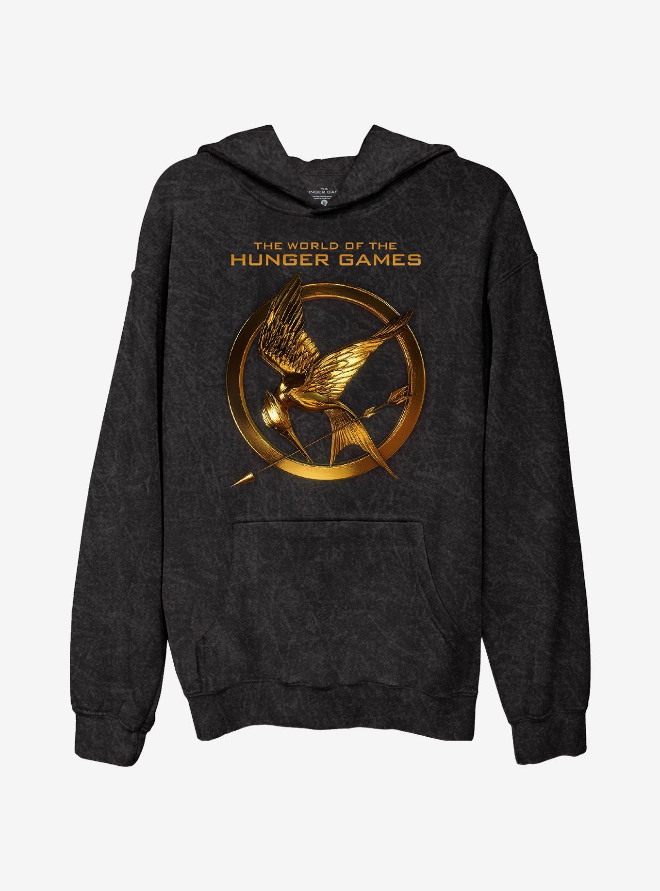 The World Of The Hunger Games Mockingjay Dark Wash Hoodie, , hi-res